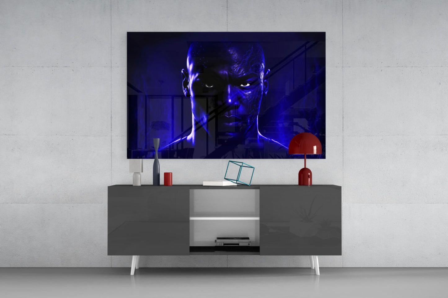 Iconic Michael Jordan Glass Wall Art  || Designer Collection
