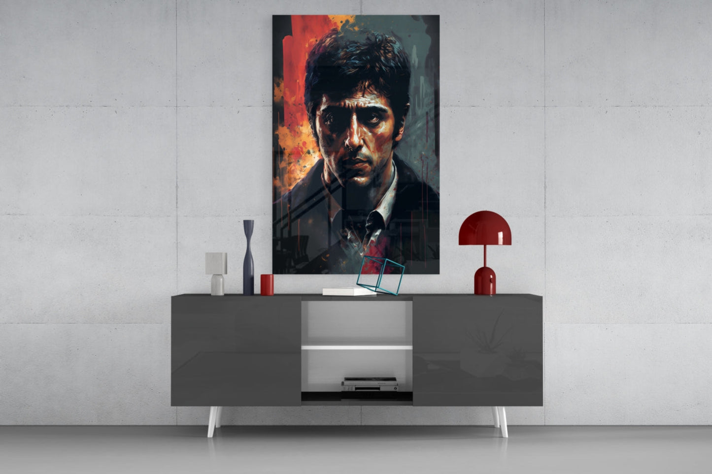 Al Pacino Glass Wall Art  || Designer Collection