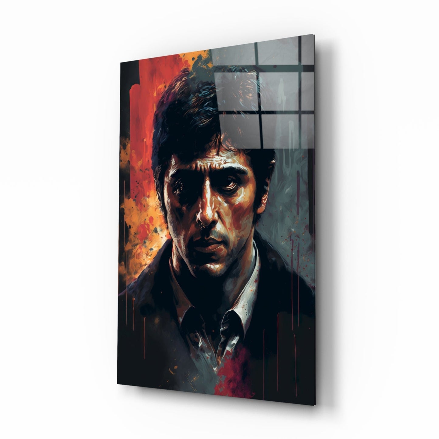 Al Pacino Glass Wall Art  || Designer Collection