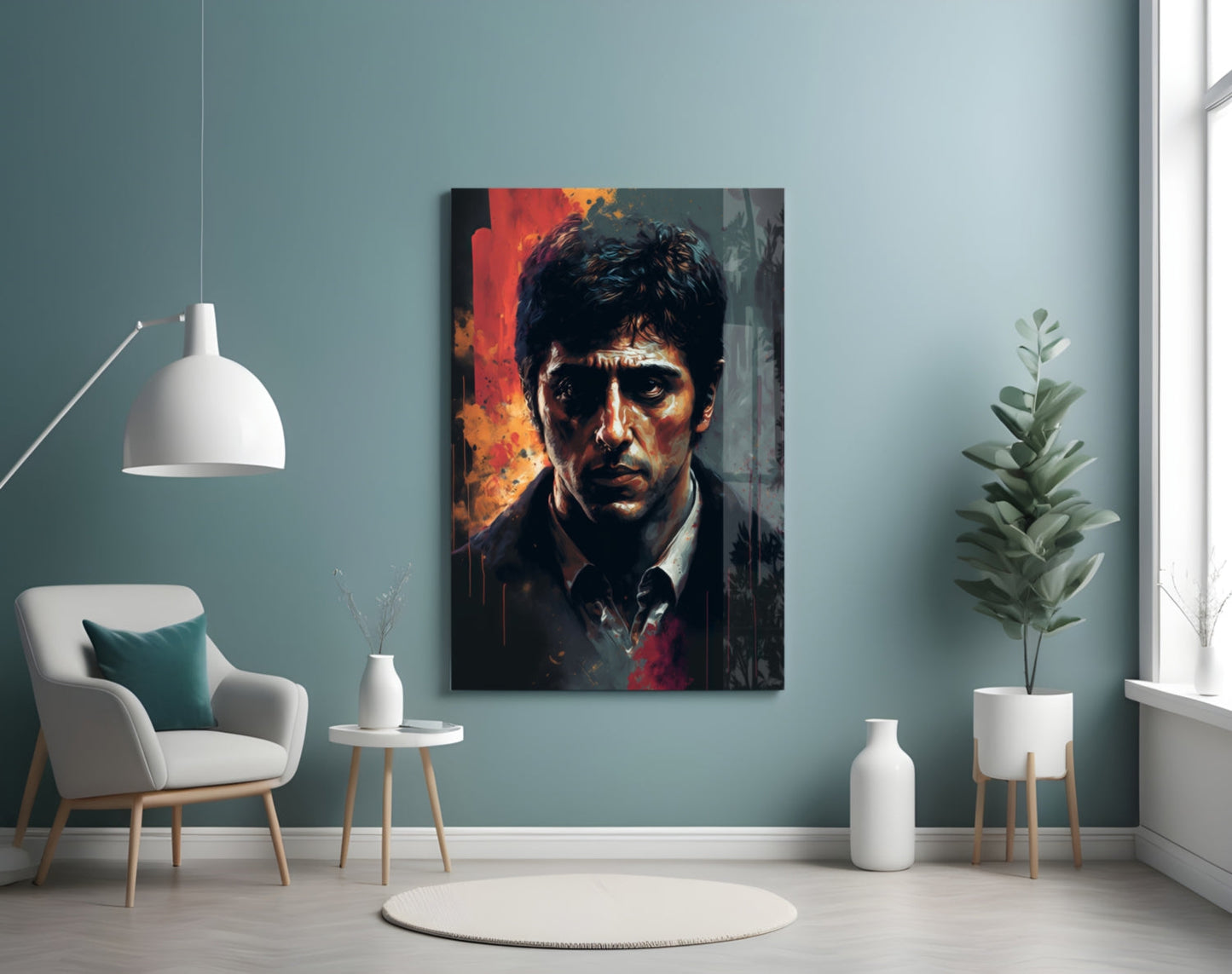 Al Pacino Glass Wall Art  || Designer Collection