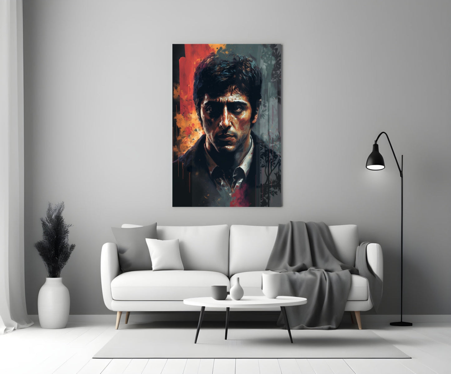 Al Pacino Glass Wall Art  || Designer Collection