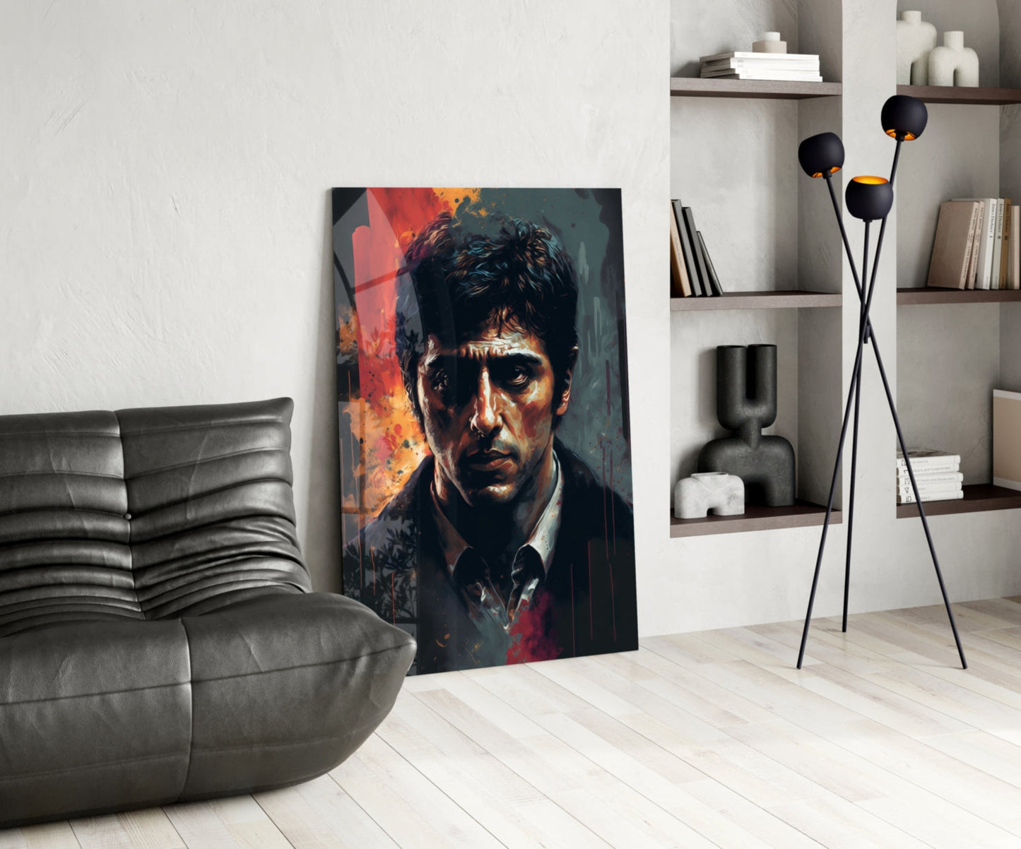 Al Pacino Glass Wall Art  || Designer Collection
