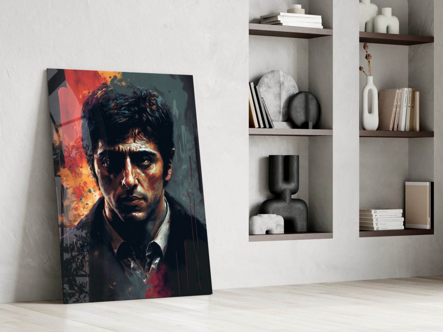 Al Pacino Glass Wall Art  || Designer Collection