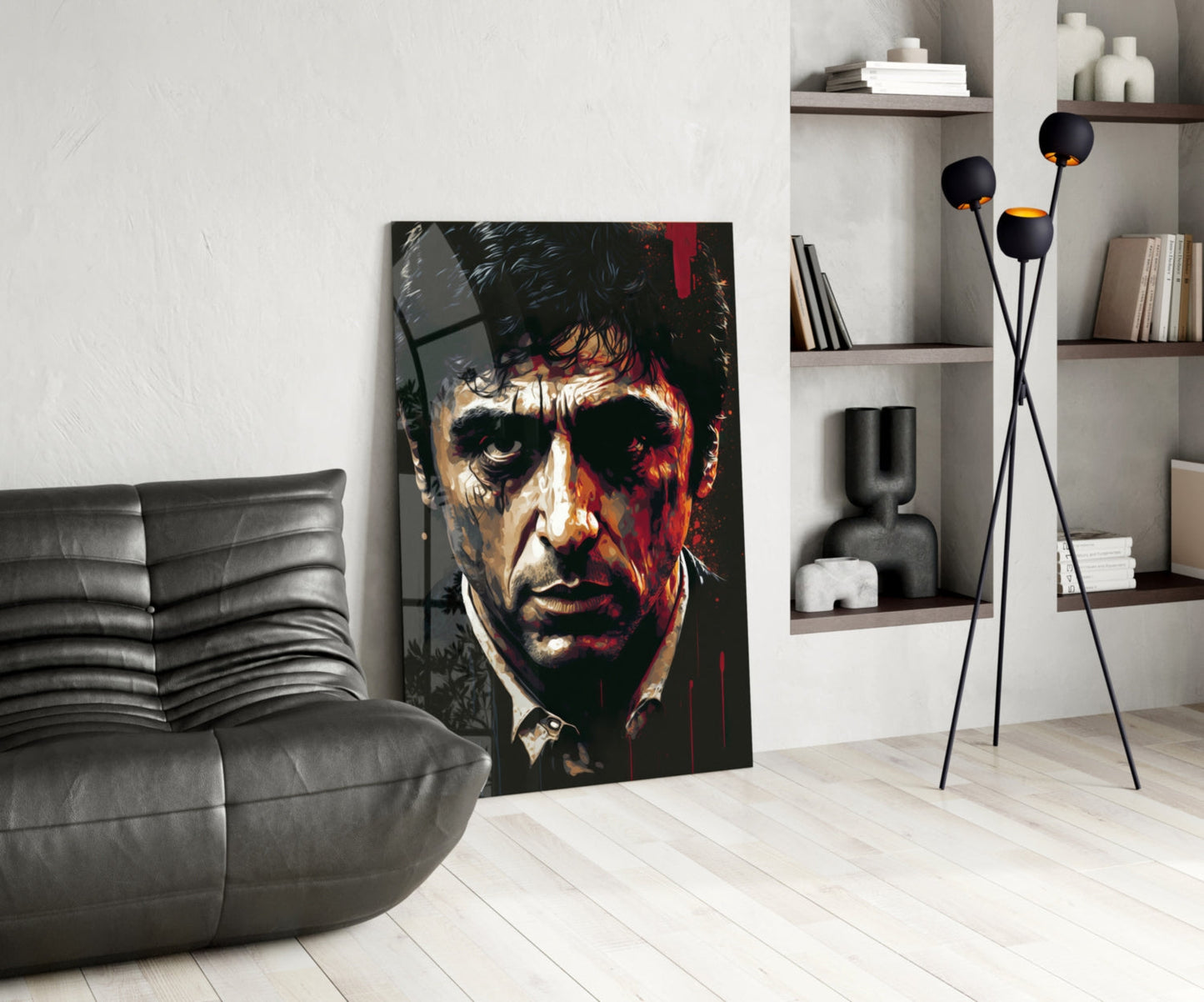 Al Pacino Glass Wall Art  || Designer Collection