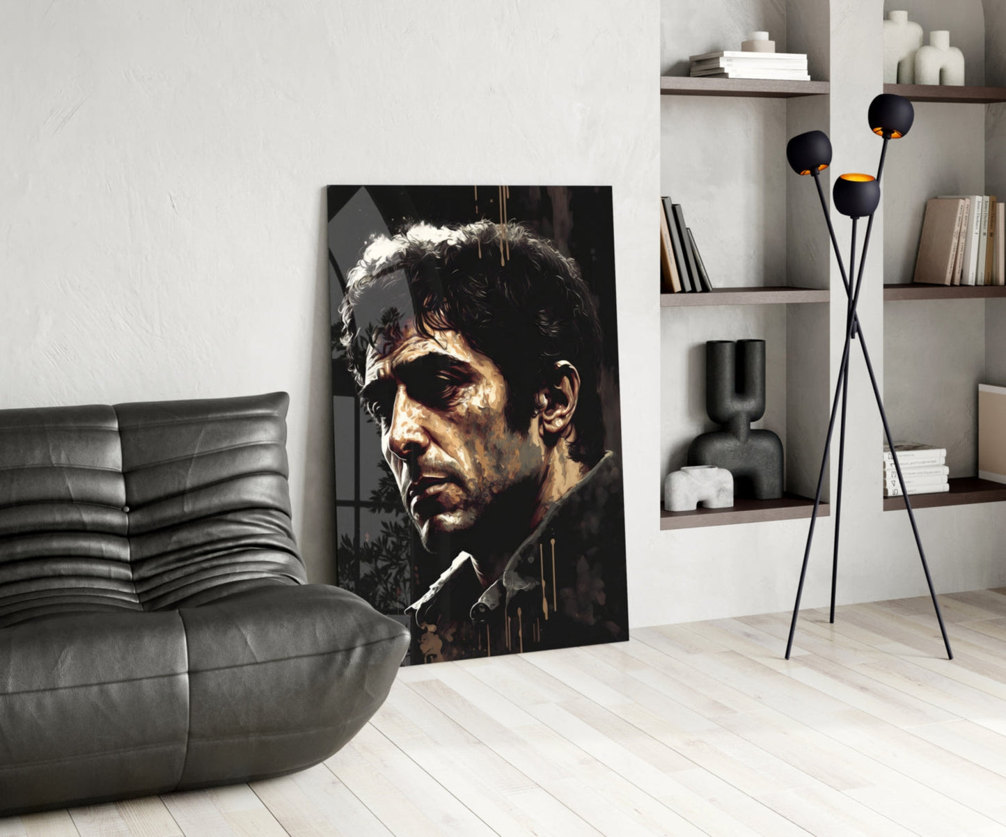 Al Pacino Glass Wall Art  || Designer Collection
