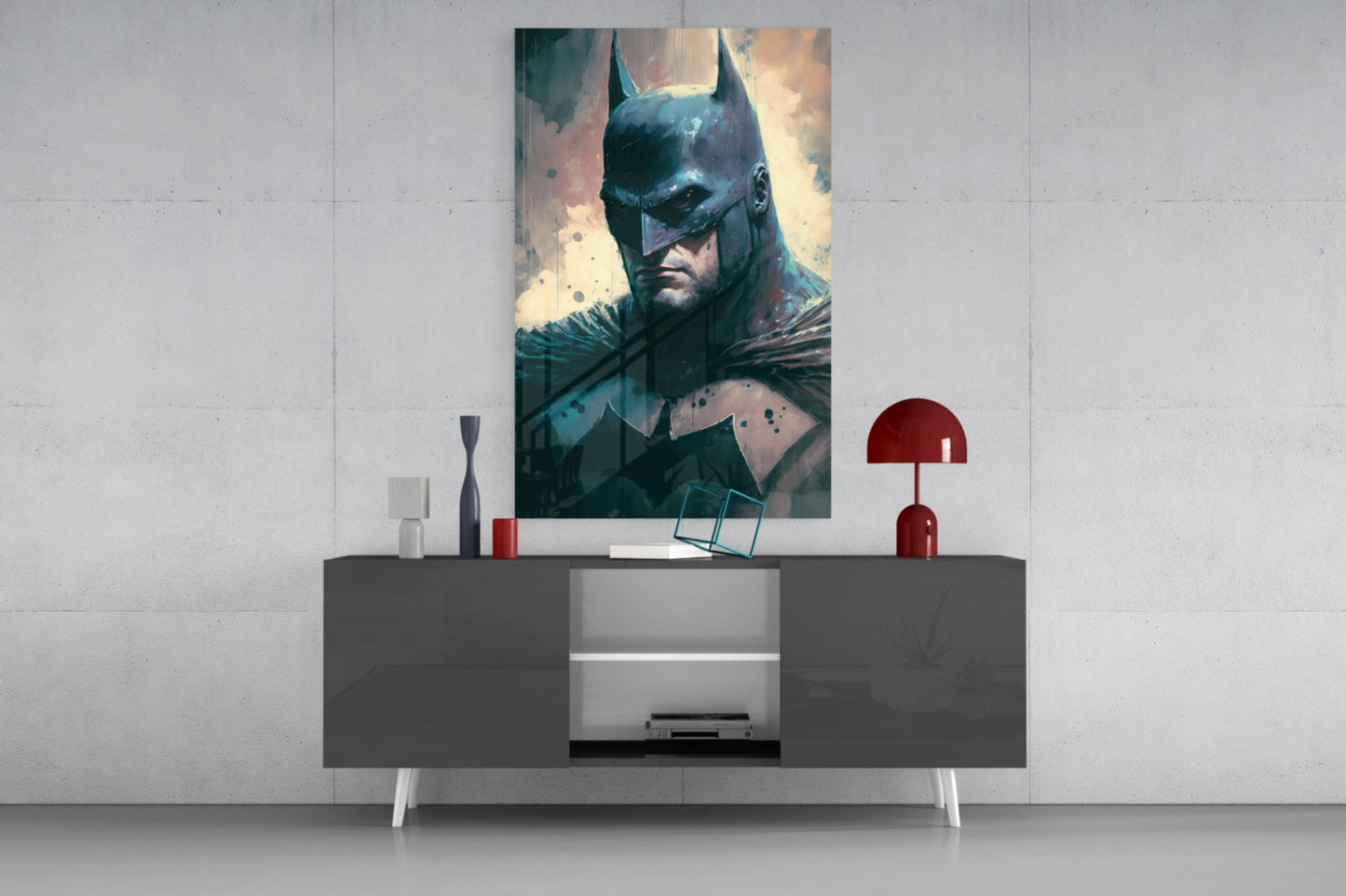 Batman Glass Wall Art  || Designer Collection