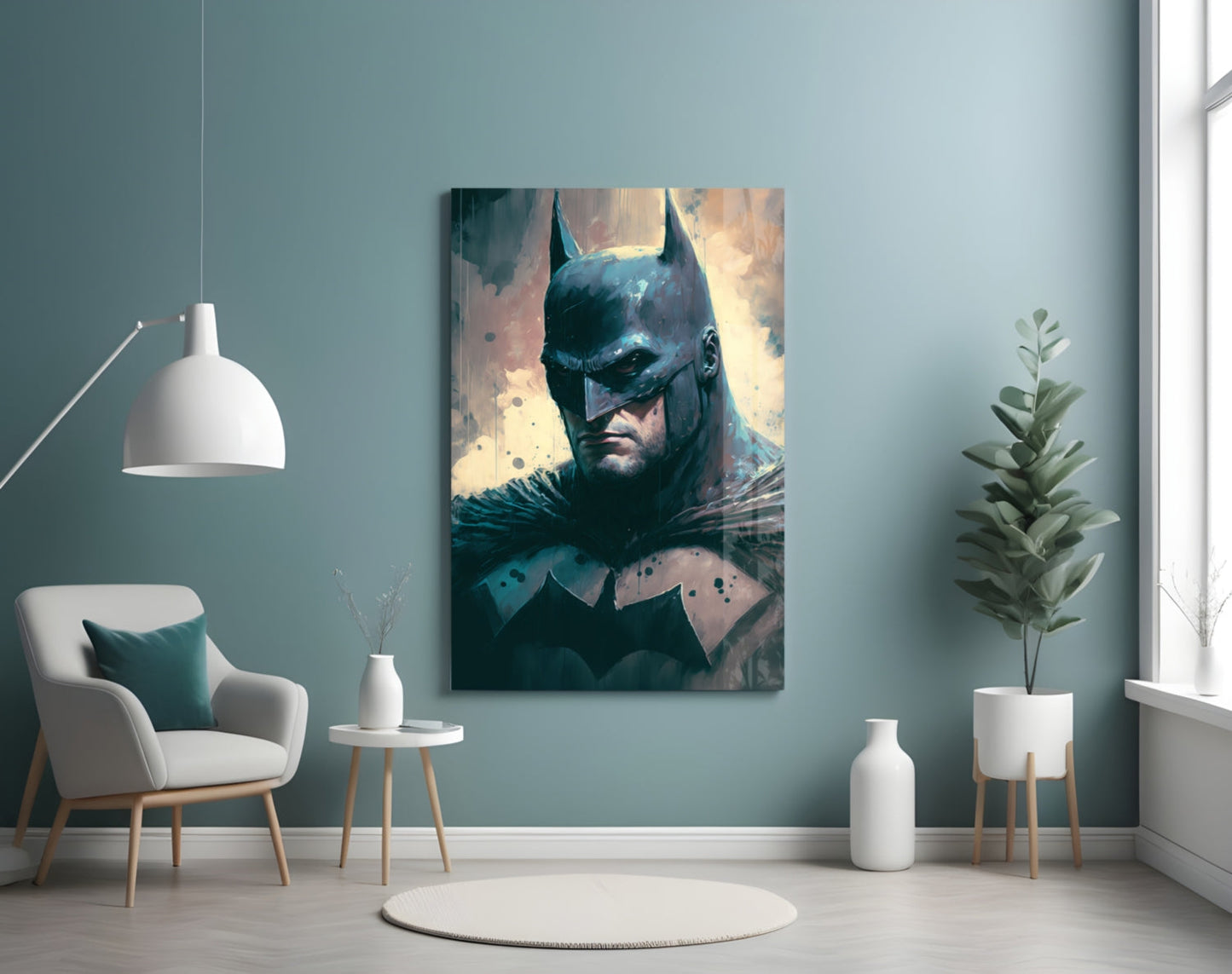 Batman Glass Wall Art  || Designer Collection