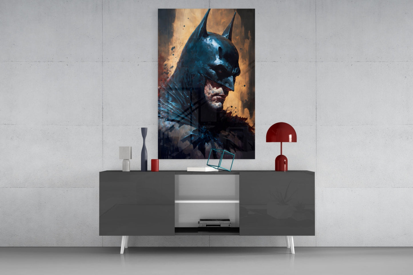 Batman Glass Wall Art  || Designer Collection