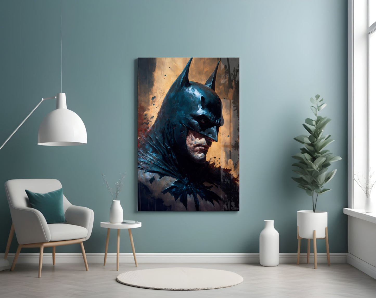 Batman Glass Wall Art  || Designer Collection
