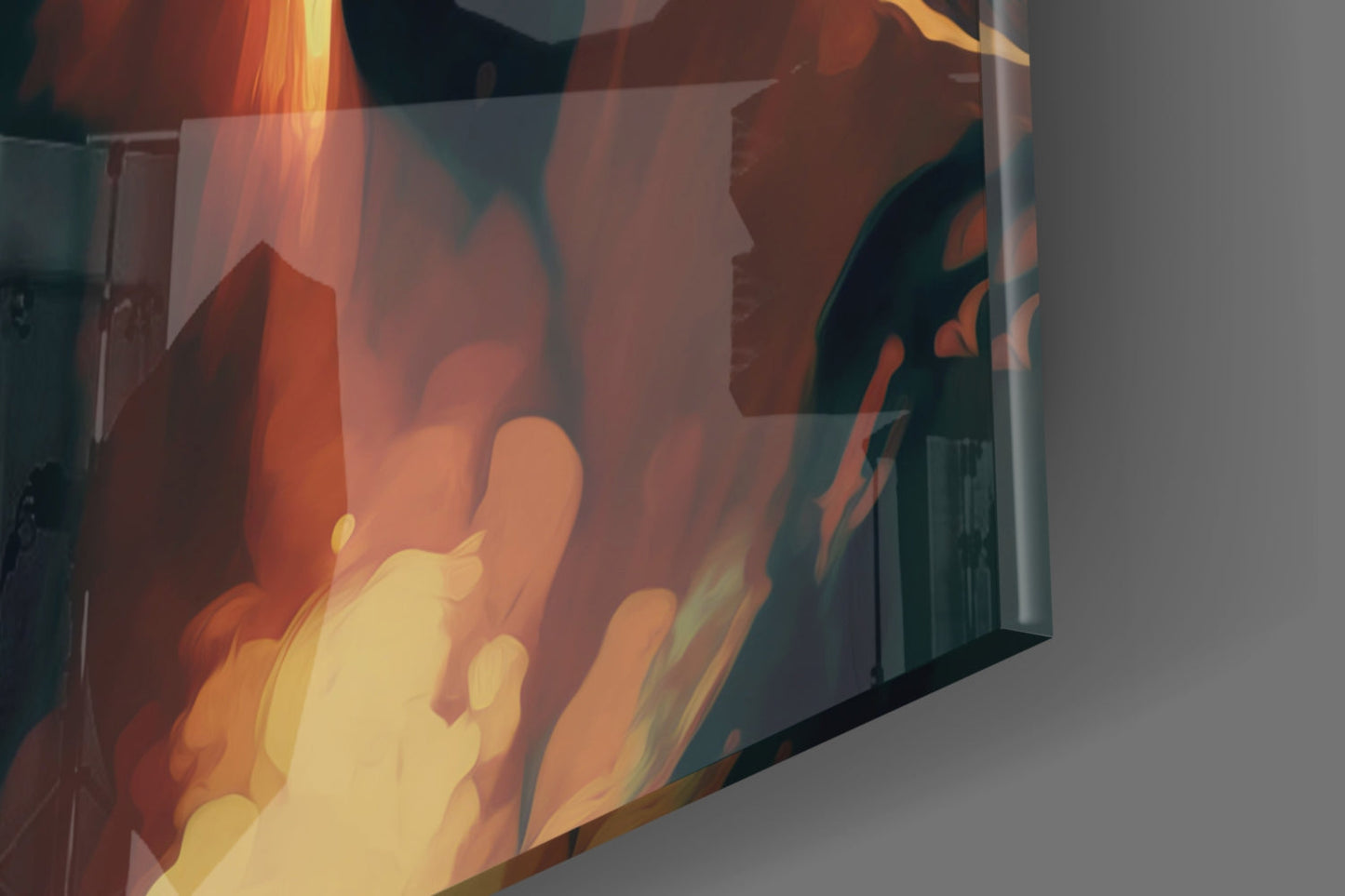 Fight Club - Tyler Durden Glass Wall Art  || Designer Collection