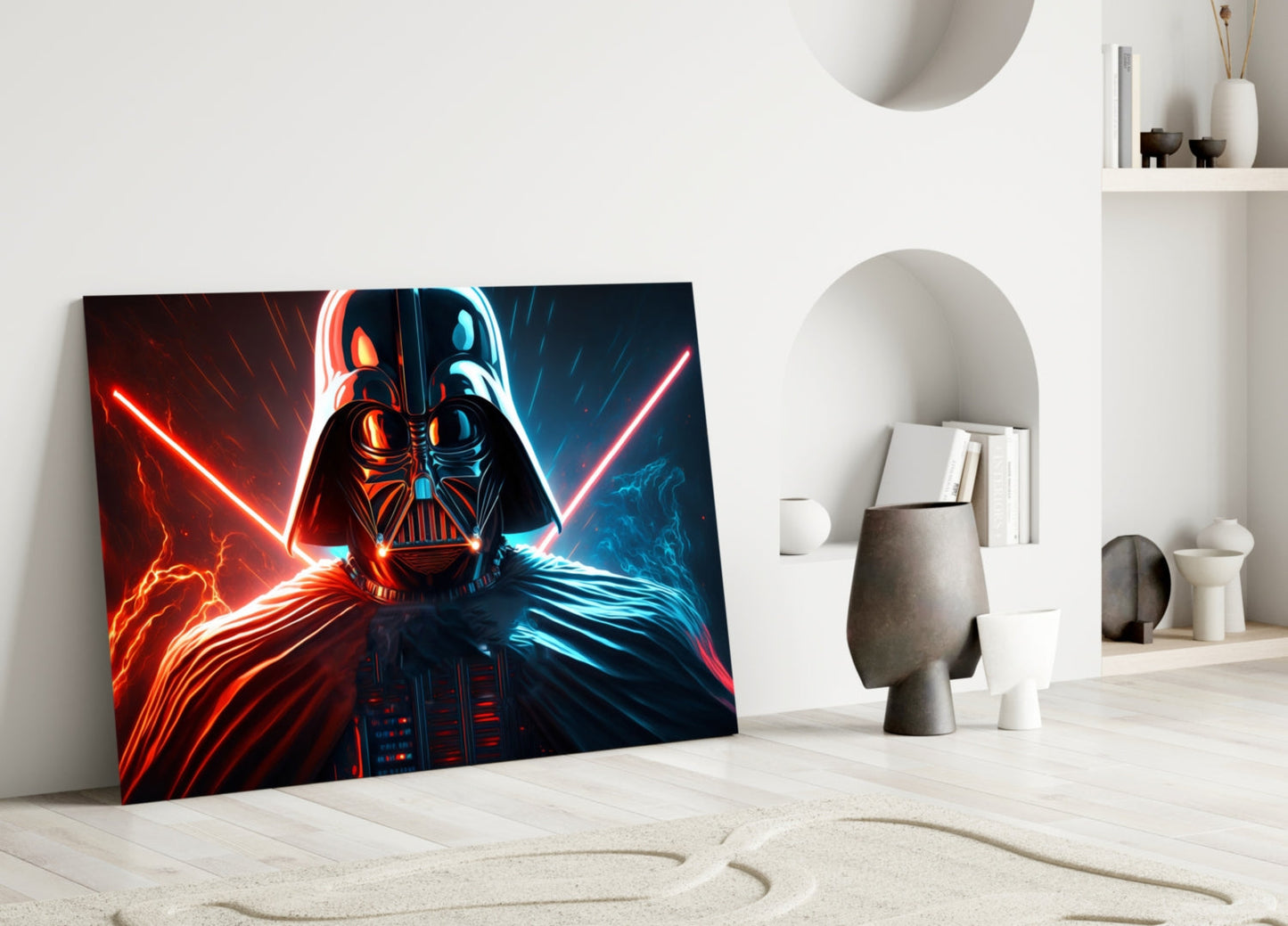 Darth Vader Glass Wall Art  || Designers Collection
