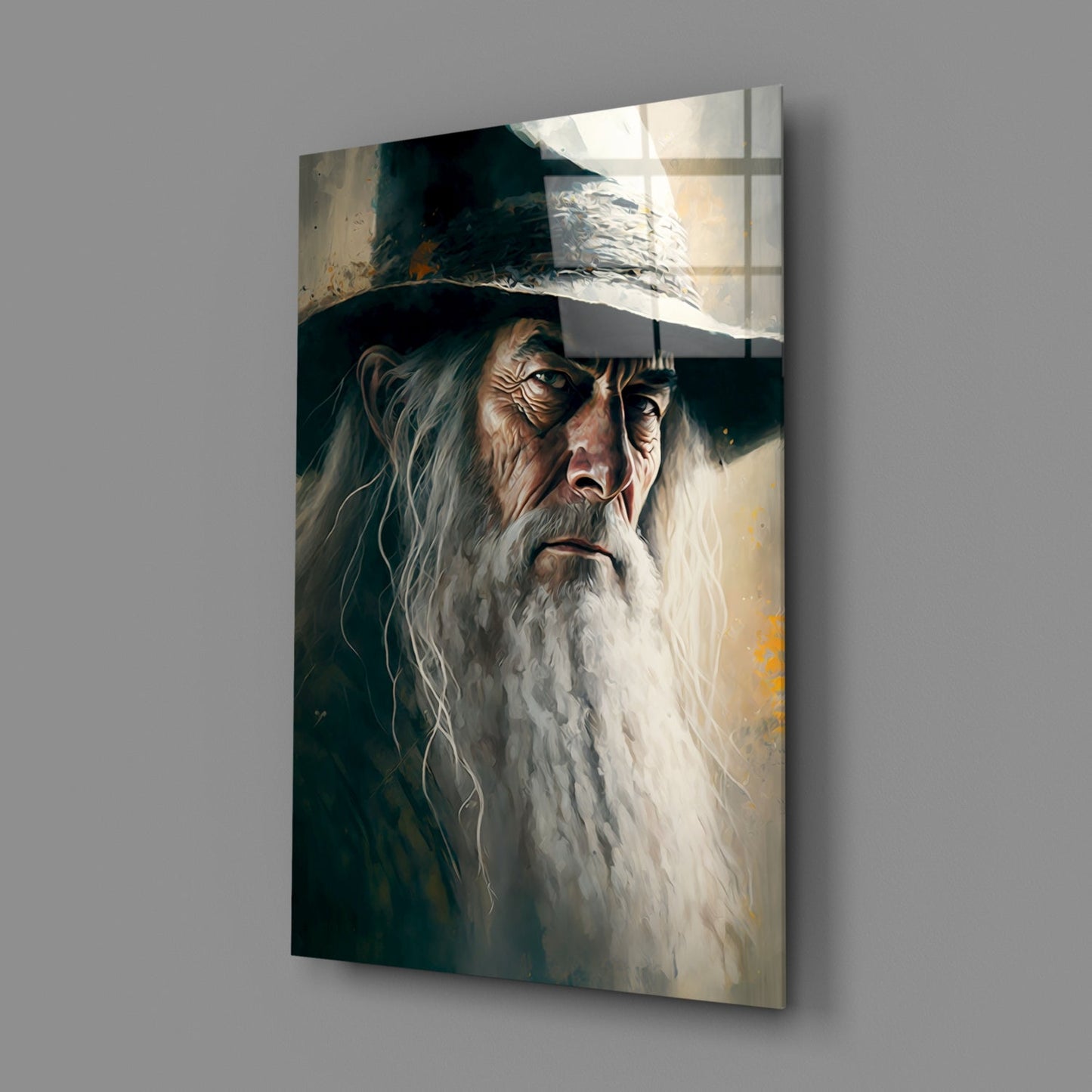 Gandalf Glass Wall Art  || Designer Collection