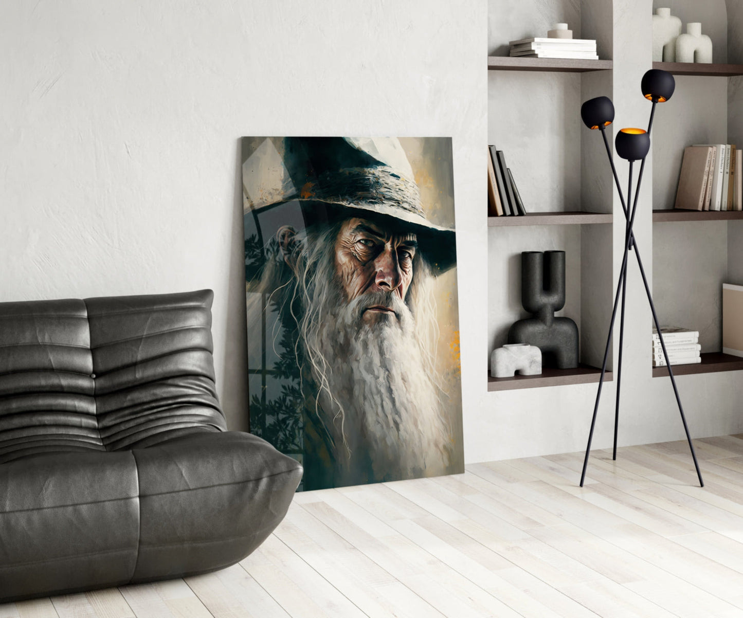 Gandalf Glass Wall Art  || Designer Collection