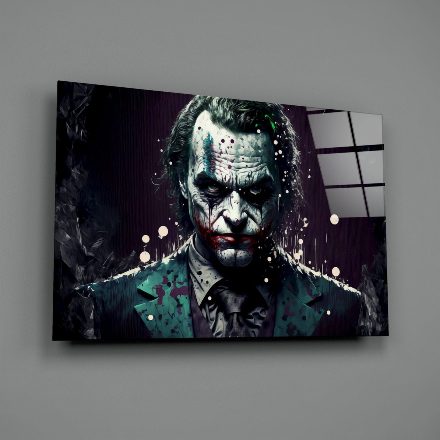Joker Glass Wall Art  || Designer Collection