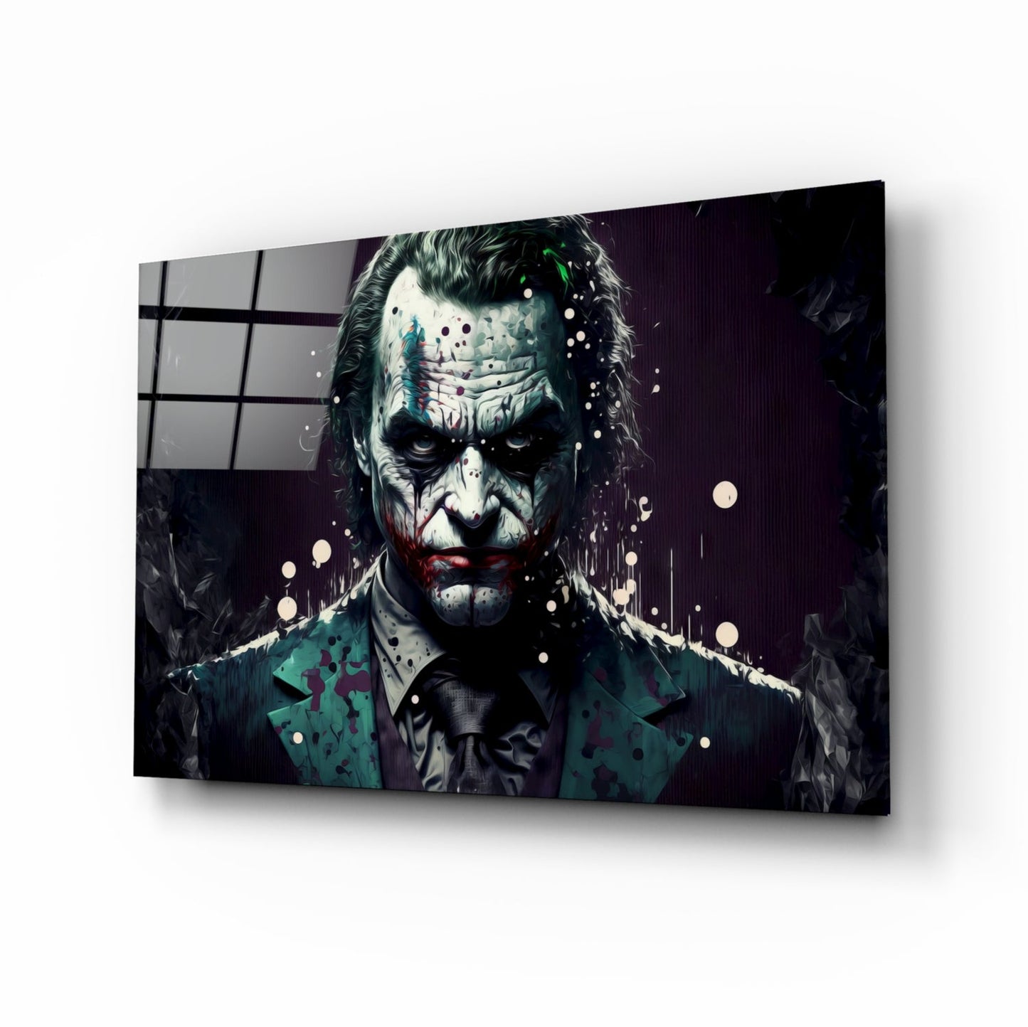 Joker Glass Wall Art  || Designer Collection