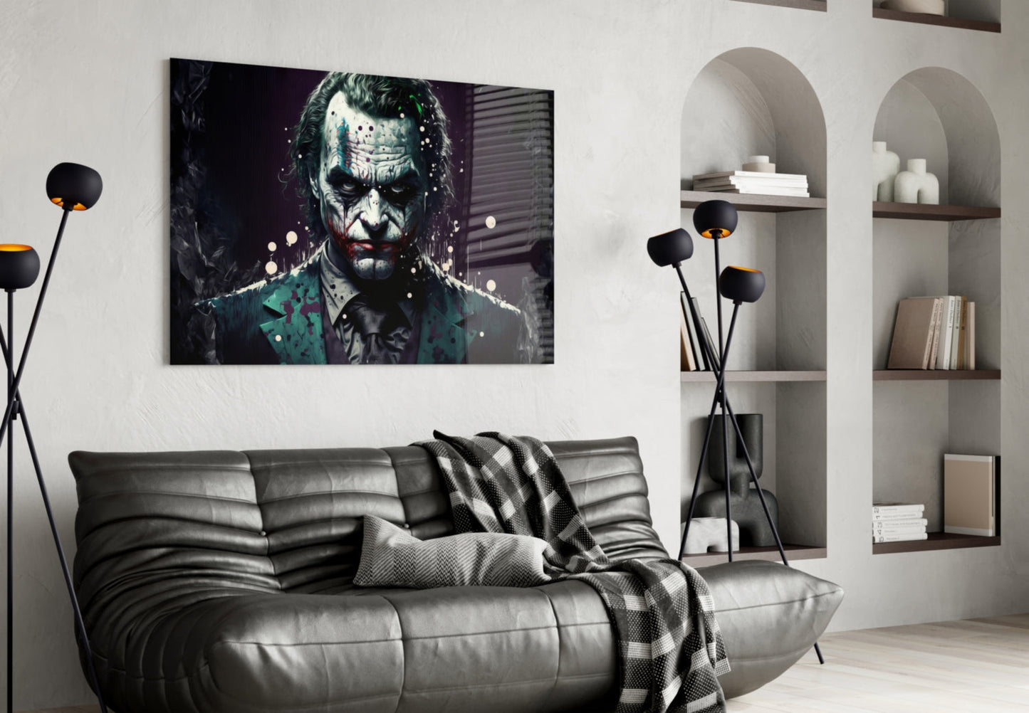 Joker Glass Wall Art  || Designer Collection