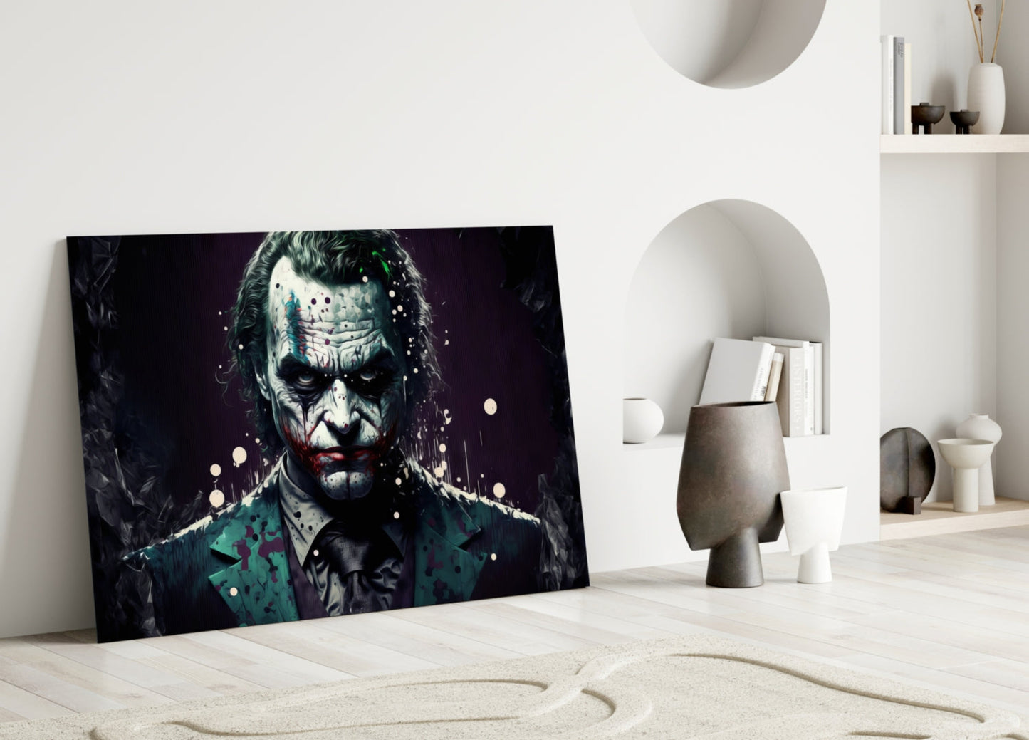 Joker Glass Wall Art  || Designer Collection
