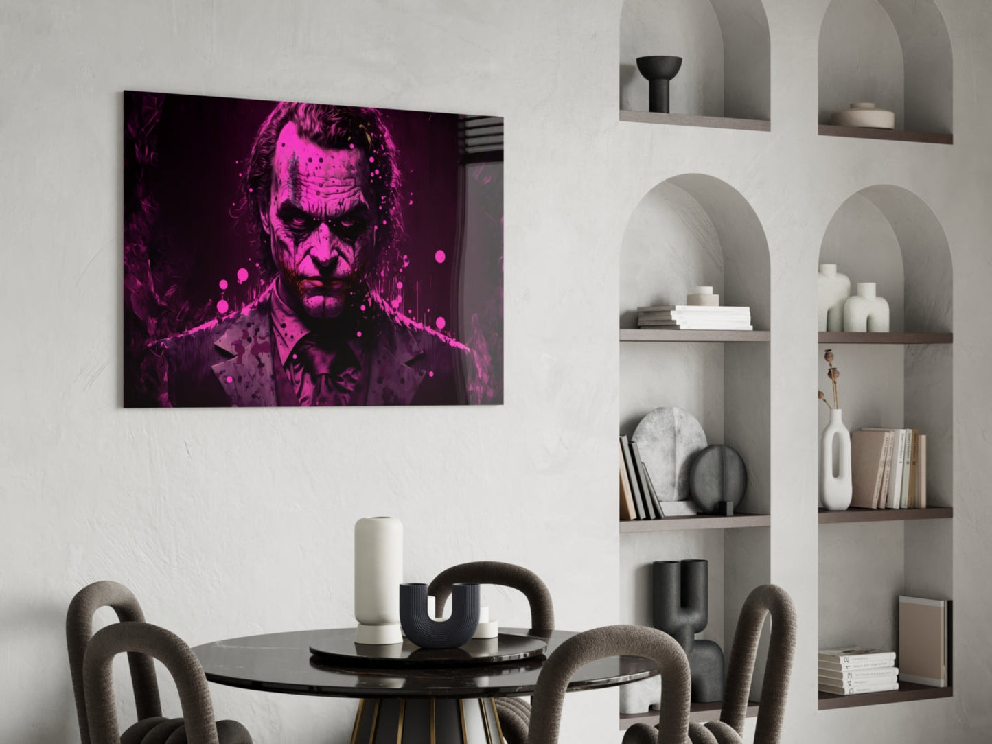 Joker Glass Wall Art  || Designer Collection