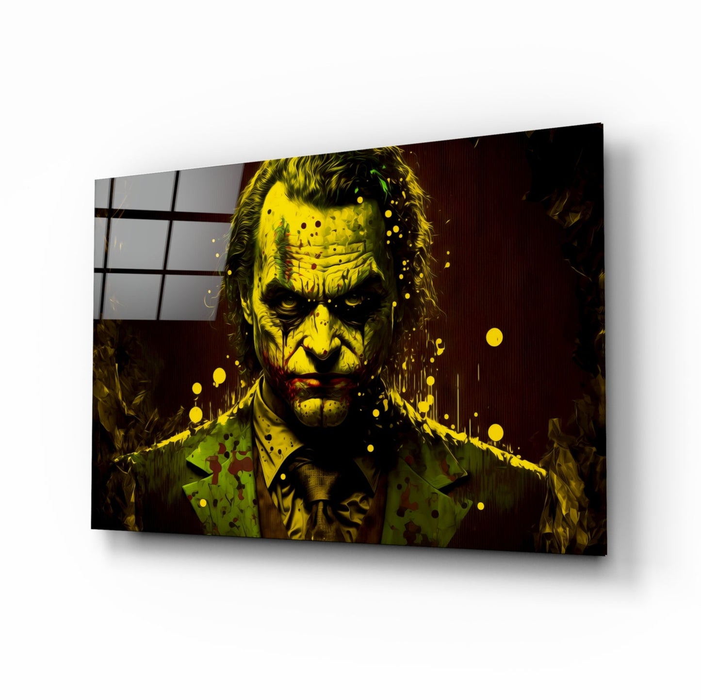 Joker Glass Wall Art  || Designer Collection