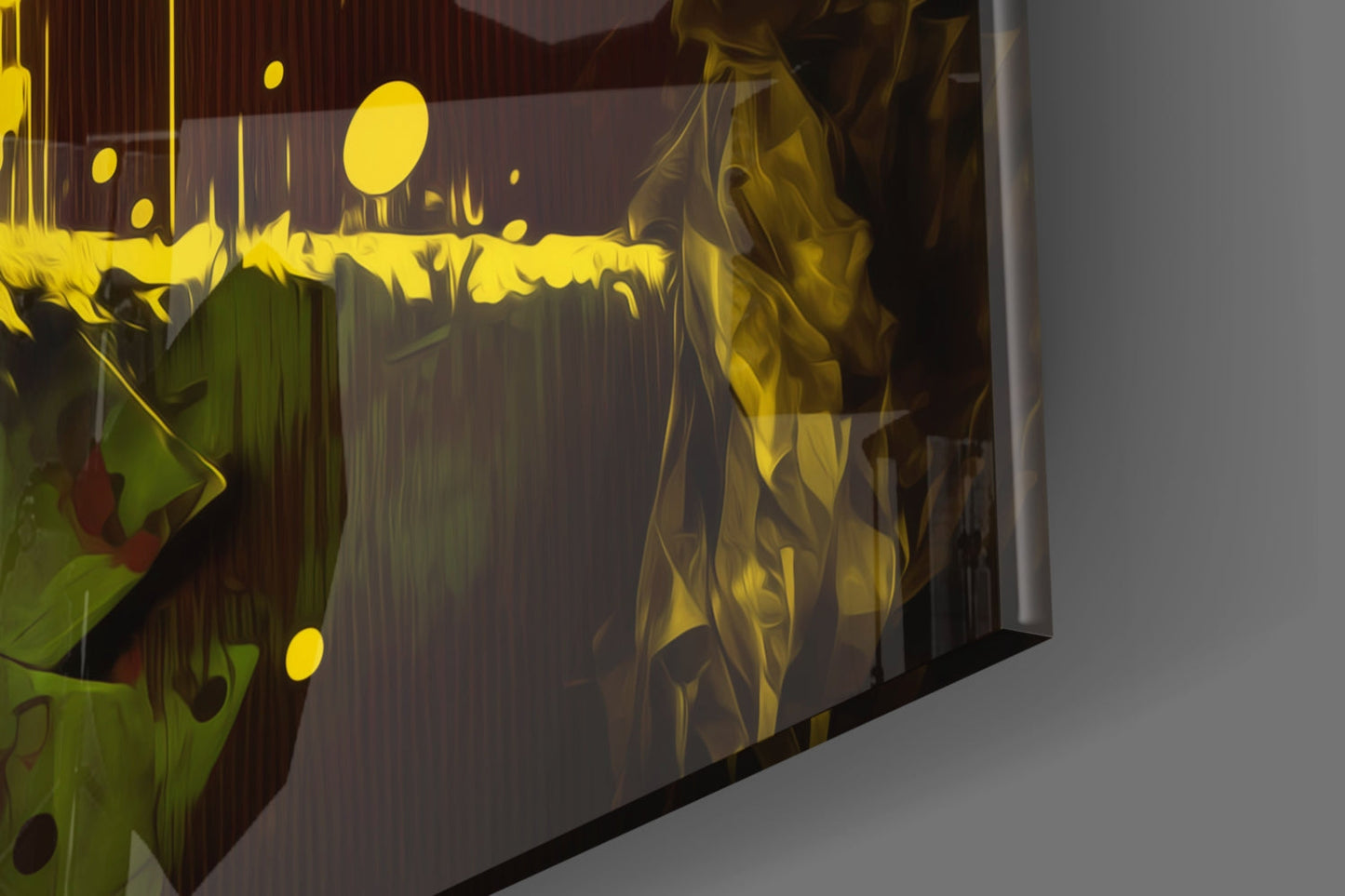 Joker Glass Wall Art  || Designer Collection