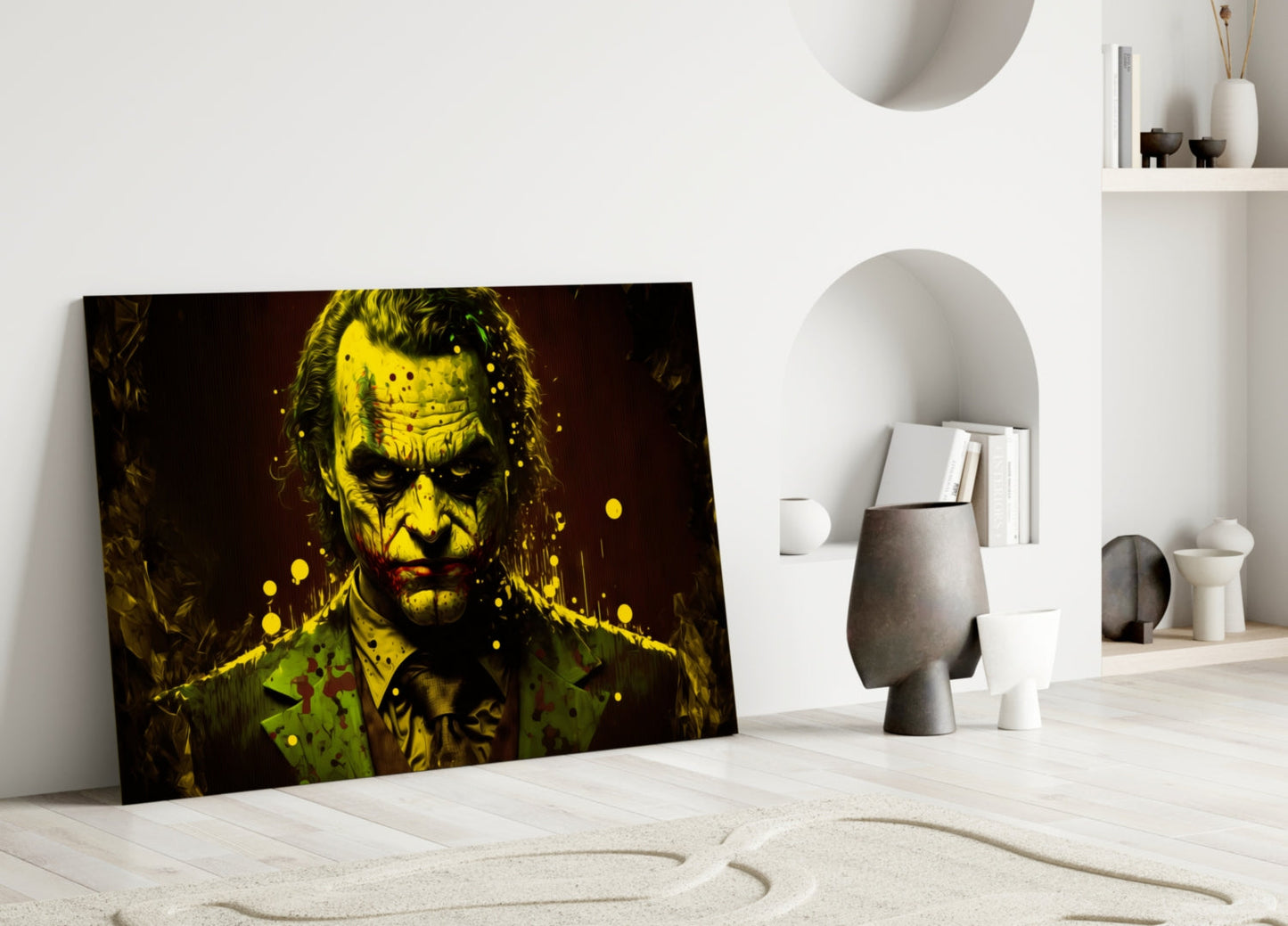 Joker Glass Wall Art  || Designer Collection