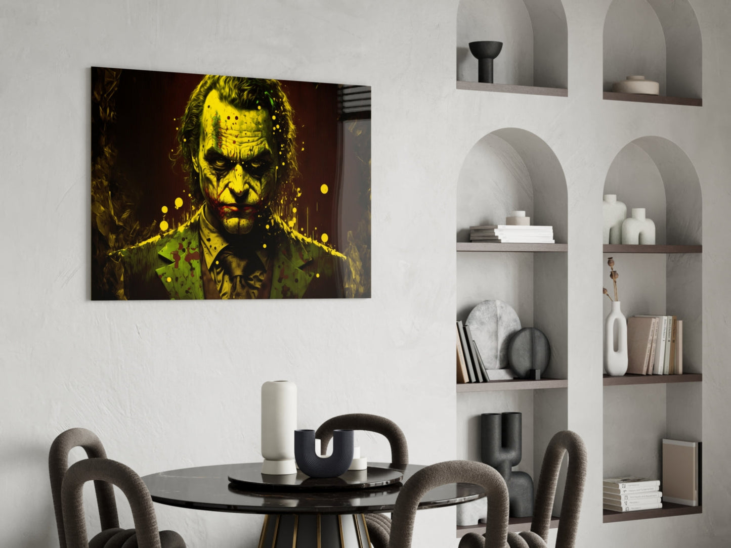 Joker Glass Wall Art  || Designer Collection