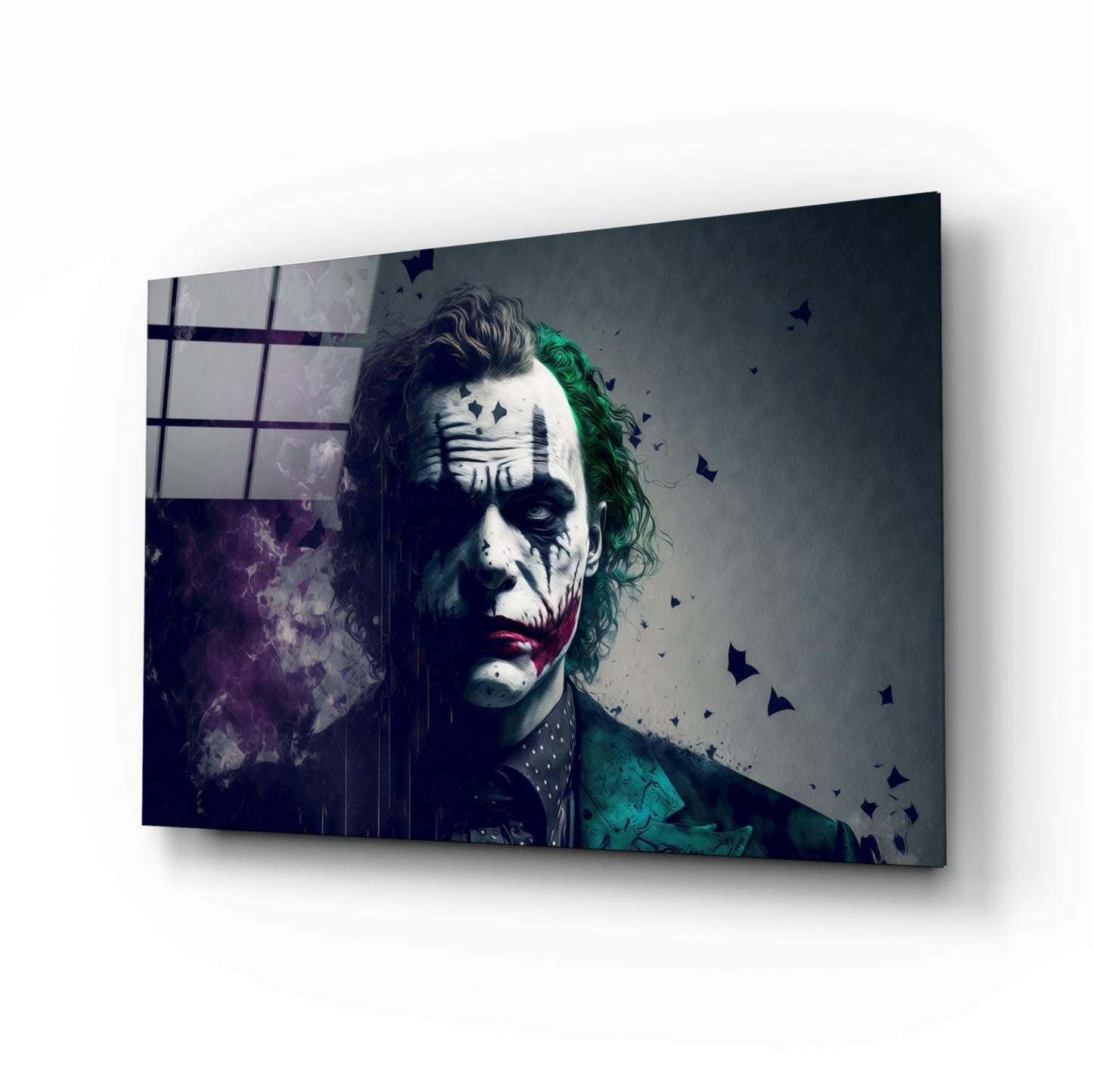 Joker Glass Wall Art  || Designer Collection