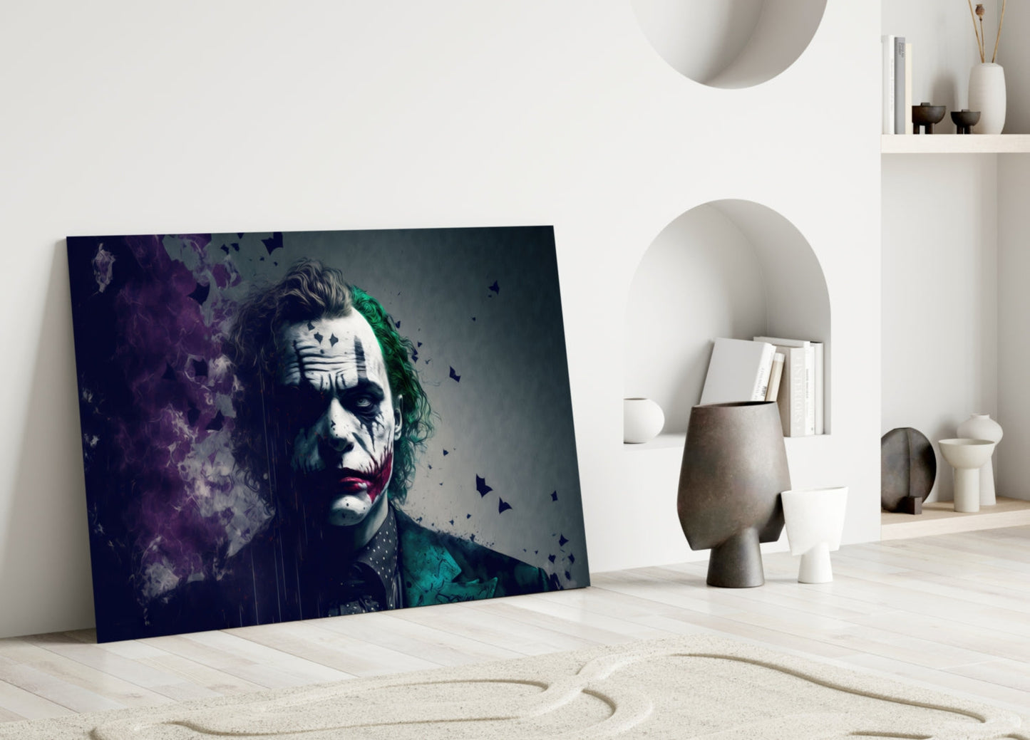 Joker Glass Wall Art  || Designer Collection