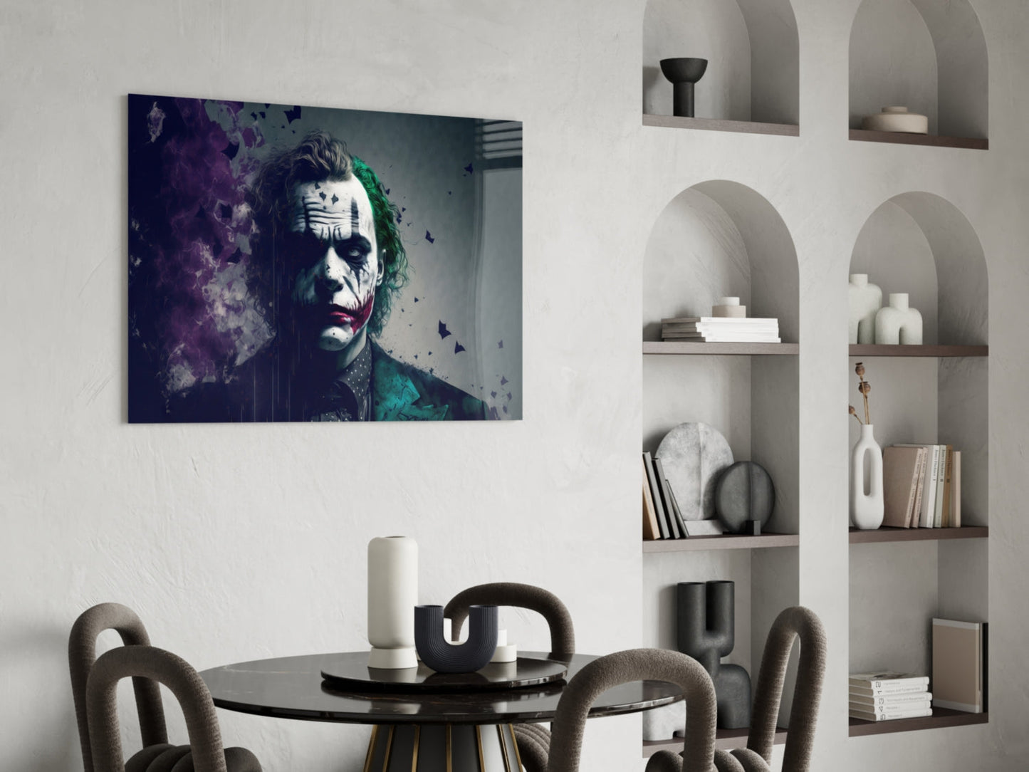 Joker Glass Wall Art  || Designer Collection