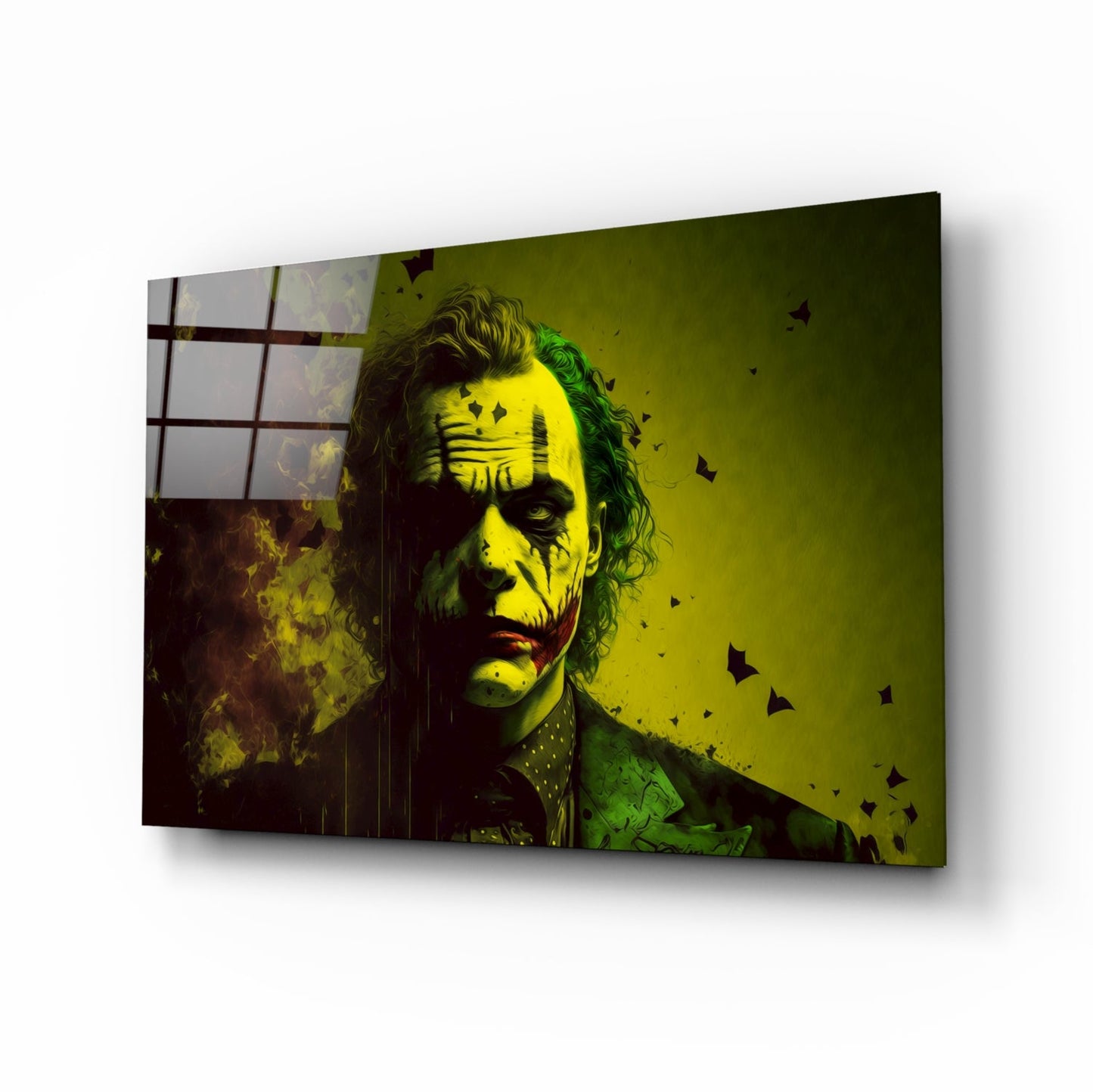 Joker Glass Wall Art  || Designer Collection