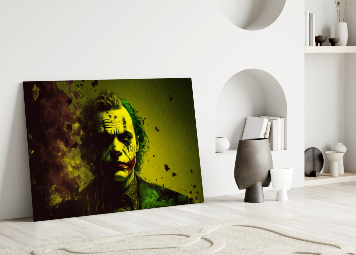 Joker Glass Wall Art  || Designer Collection