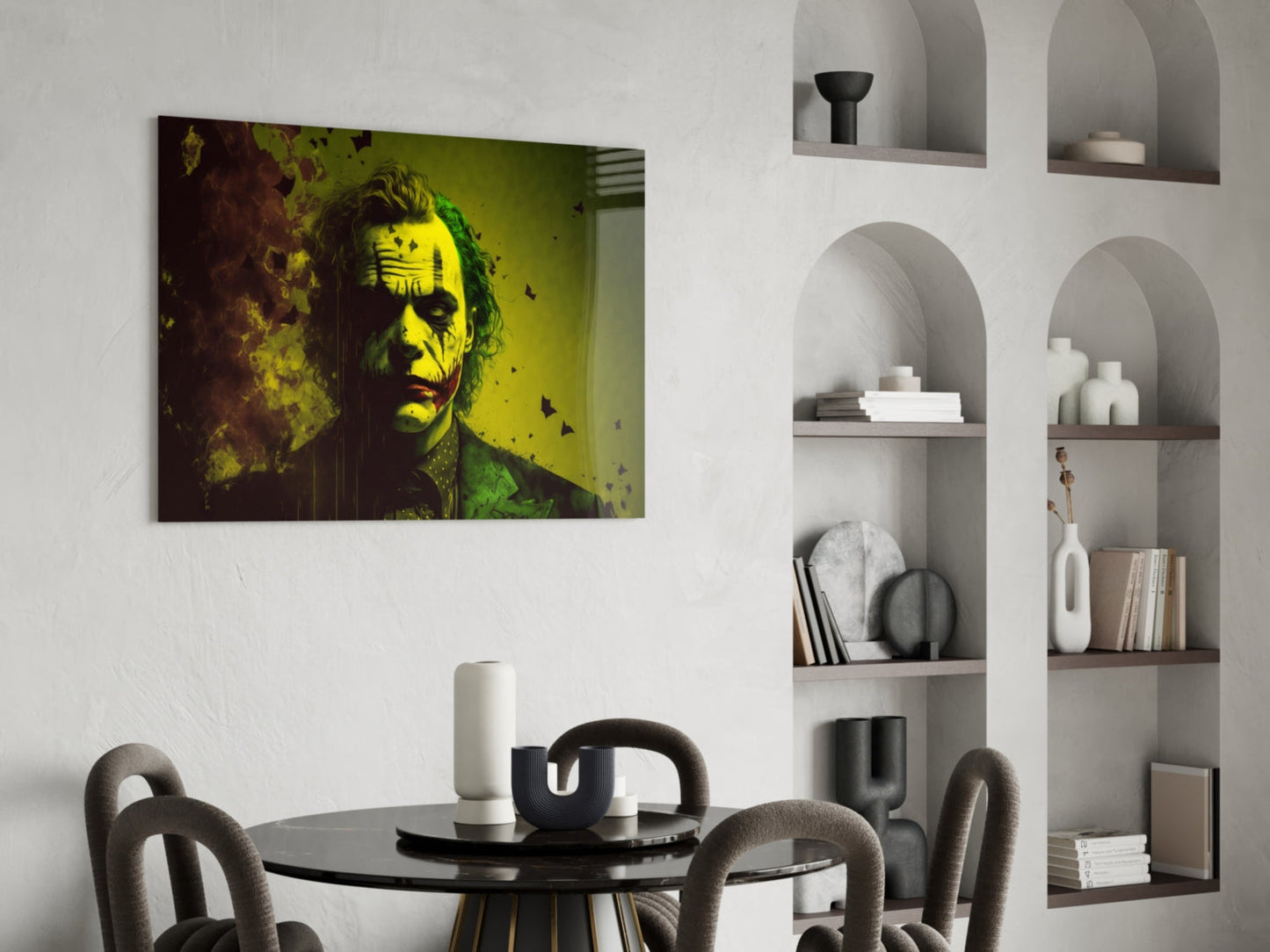 Joker Glass Wall Art  || Designer Collection