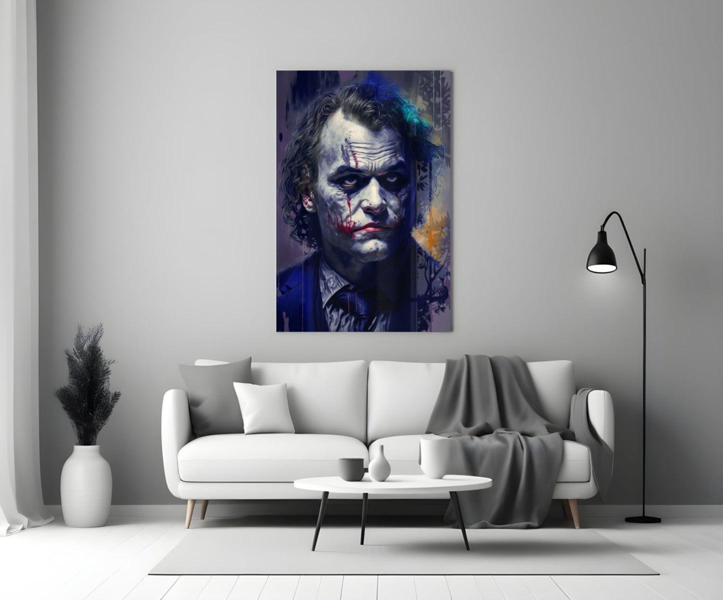 Joker Glass Wall Art  || Designer Collection