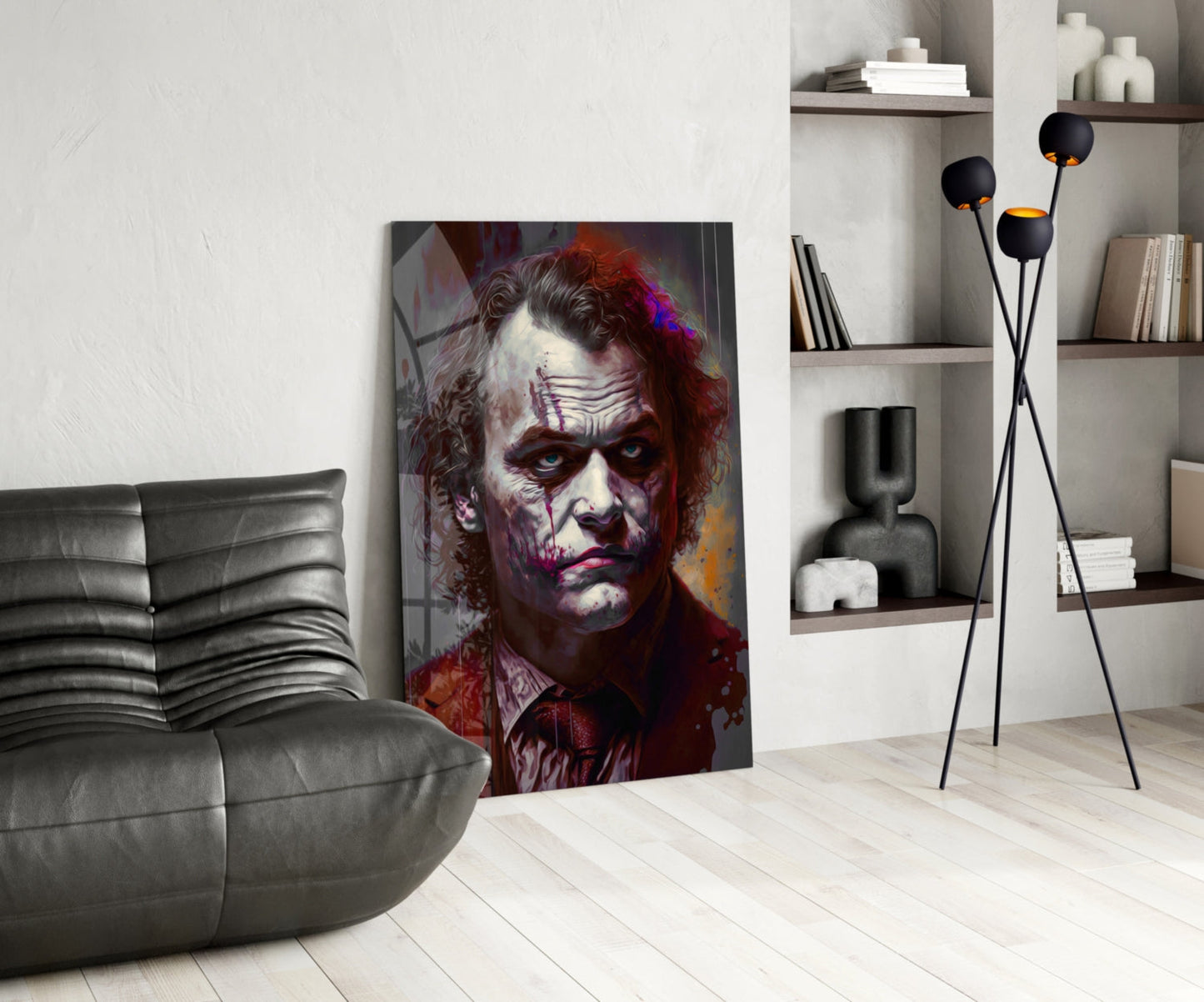 Joker Glass Wall Art  || Designer Collection