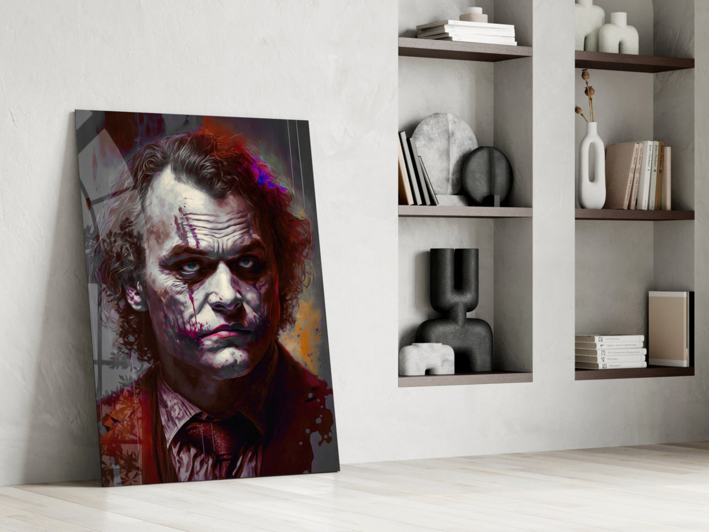 Joker Glass Wall Art  || Designer Collection