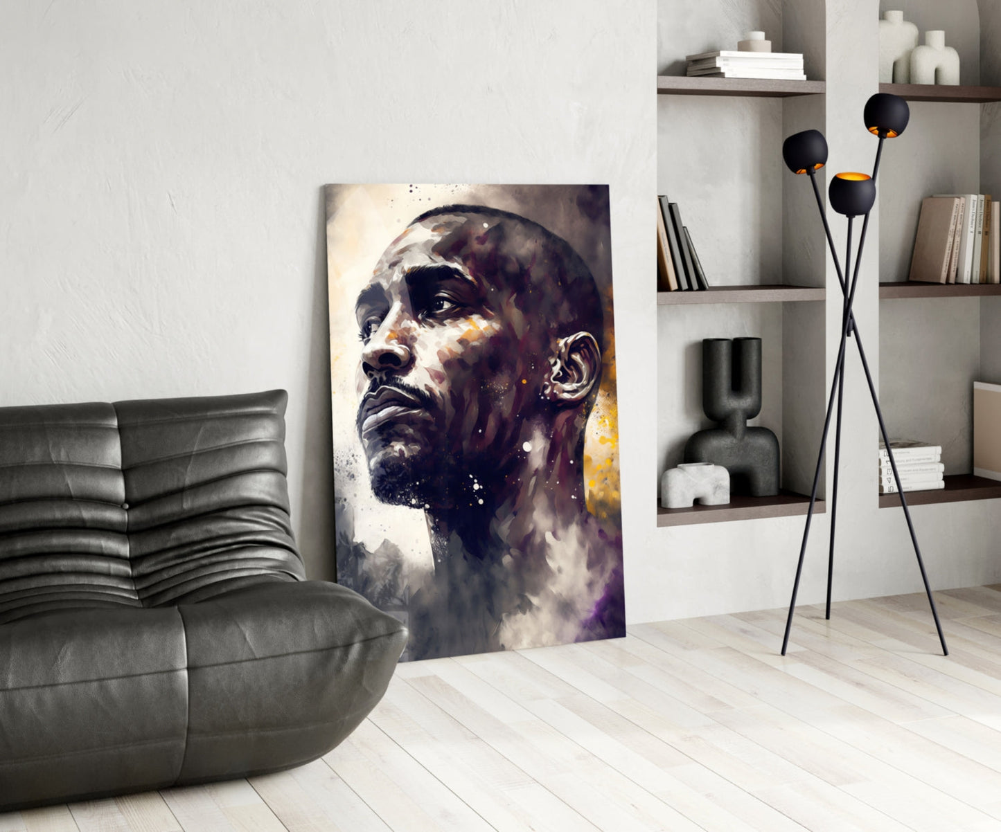 Kobe Bryant Glass Wall Art  || Designer Collection