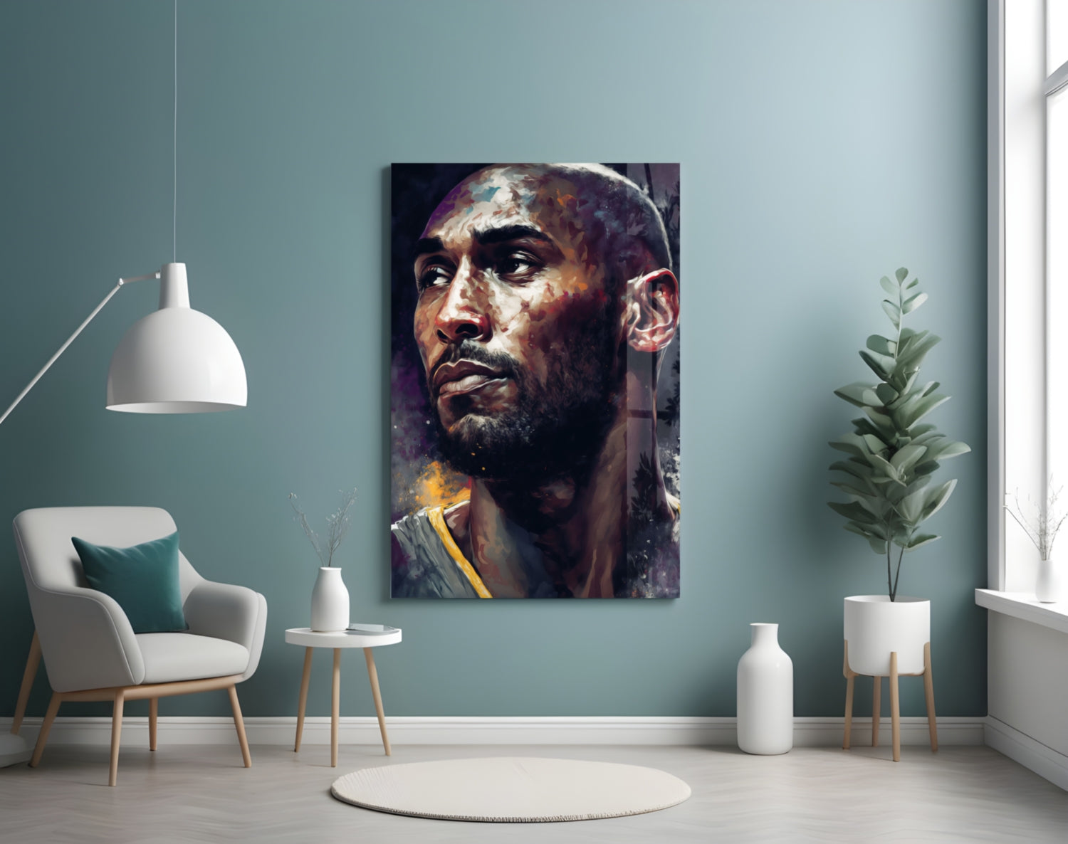 Kobe Bryant Glass Wall Art  || Designer Collection-3
