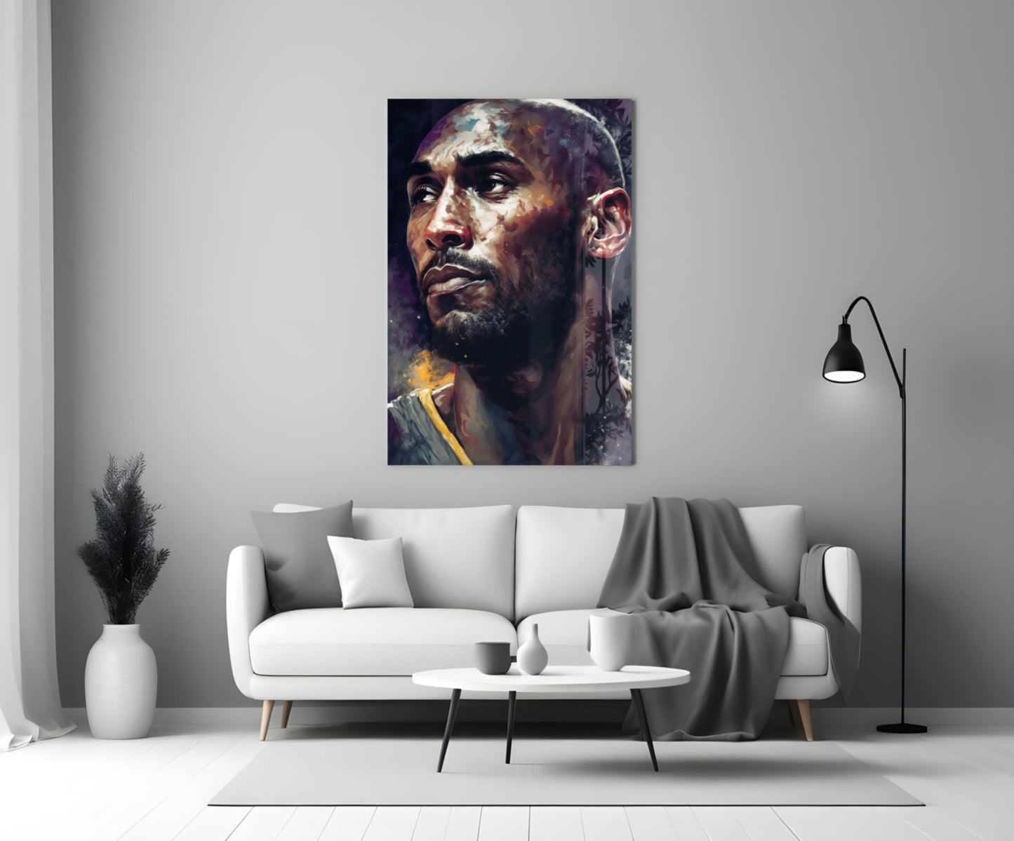 Kobe Bryant Glass Wall Art  || Designer Collection-2