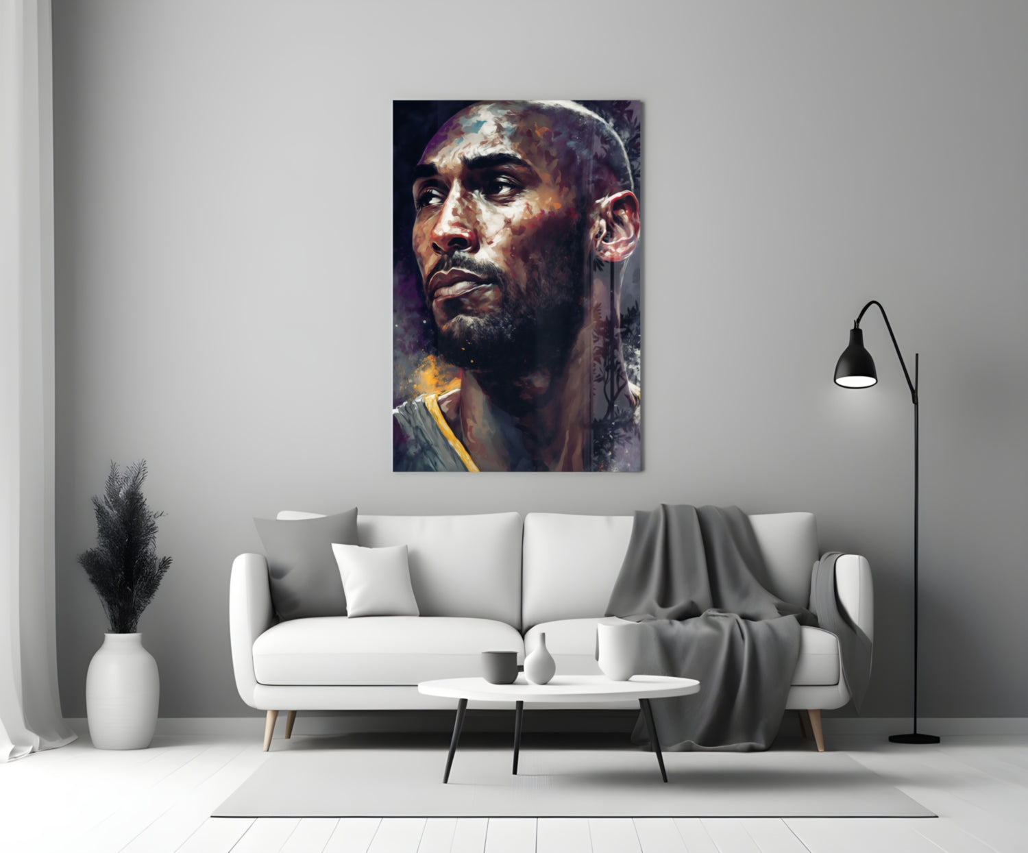 Kobe Bryant Glass Wall Art  || Designer Collection-2