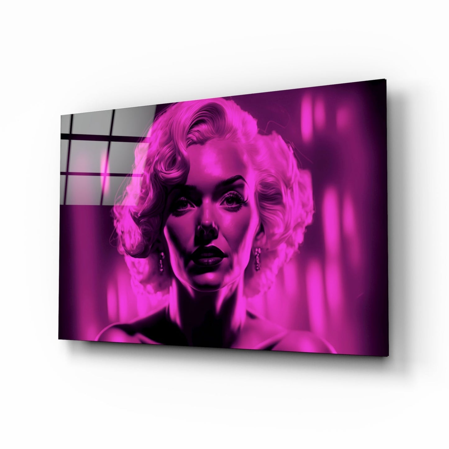 Marilyn Monroe Glass Wall Art  || Designer Collection