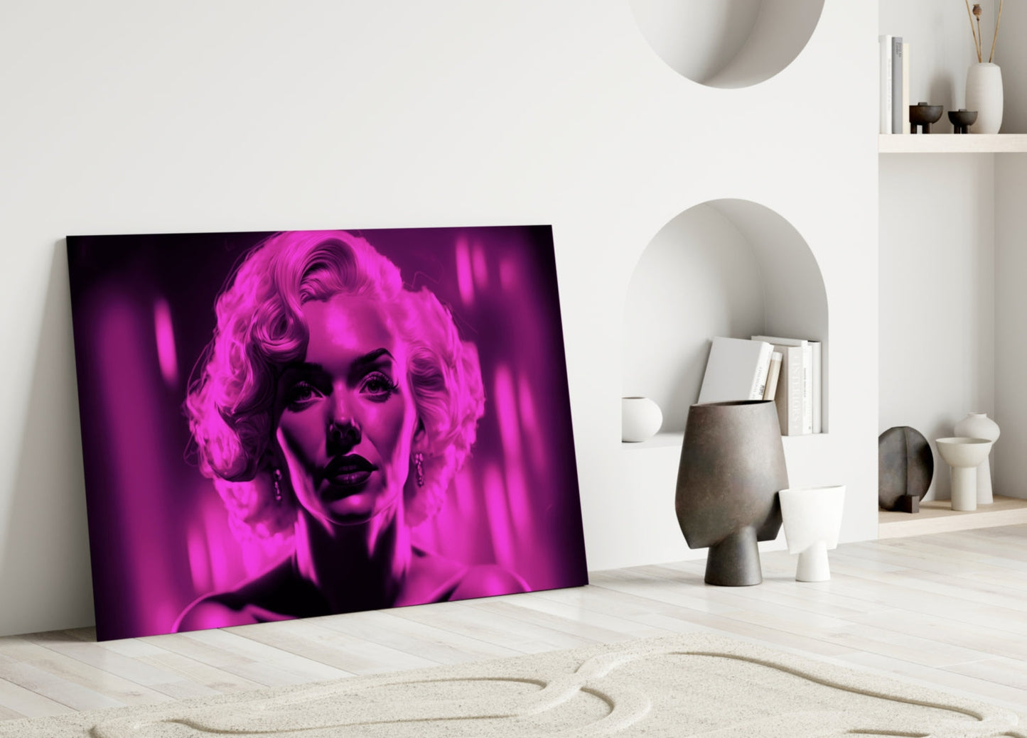 Marilyn Monroe Glass Wall Art  || Designer Collection