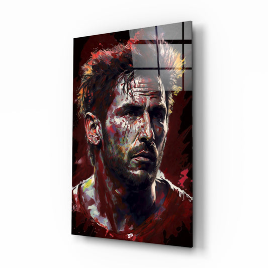 Messi Glass Wall Art  || Designer Collection