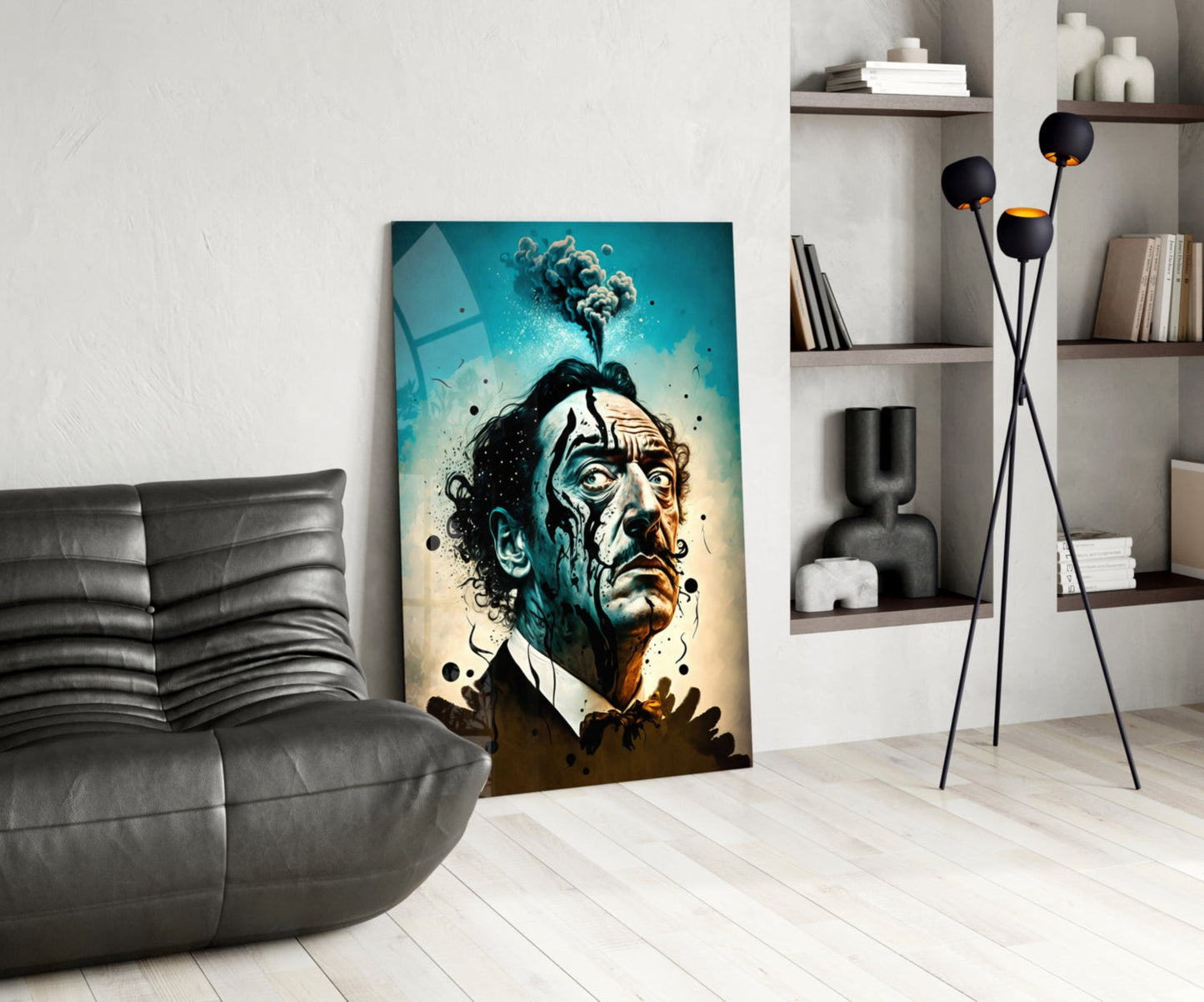 Salvador Dali Glass Wall Art  || Designer Collection