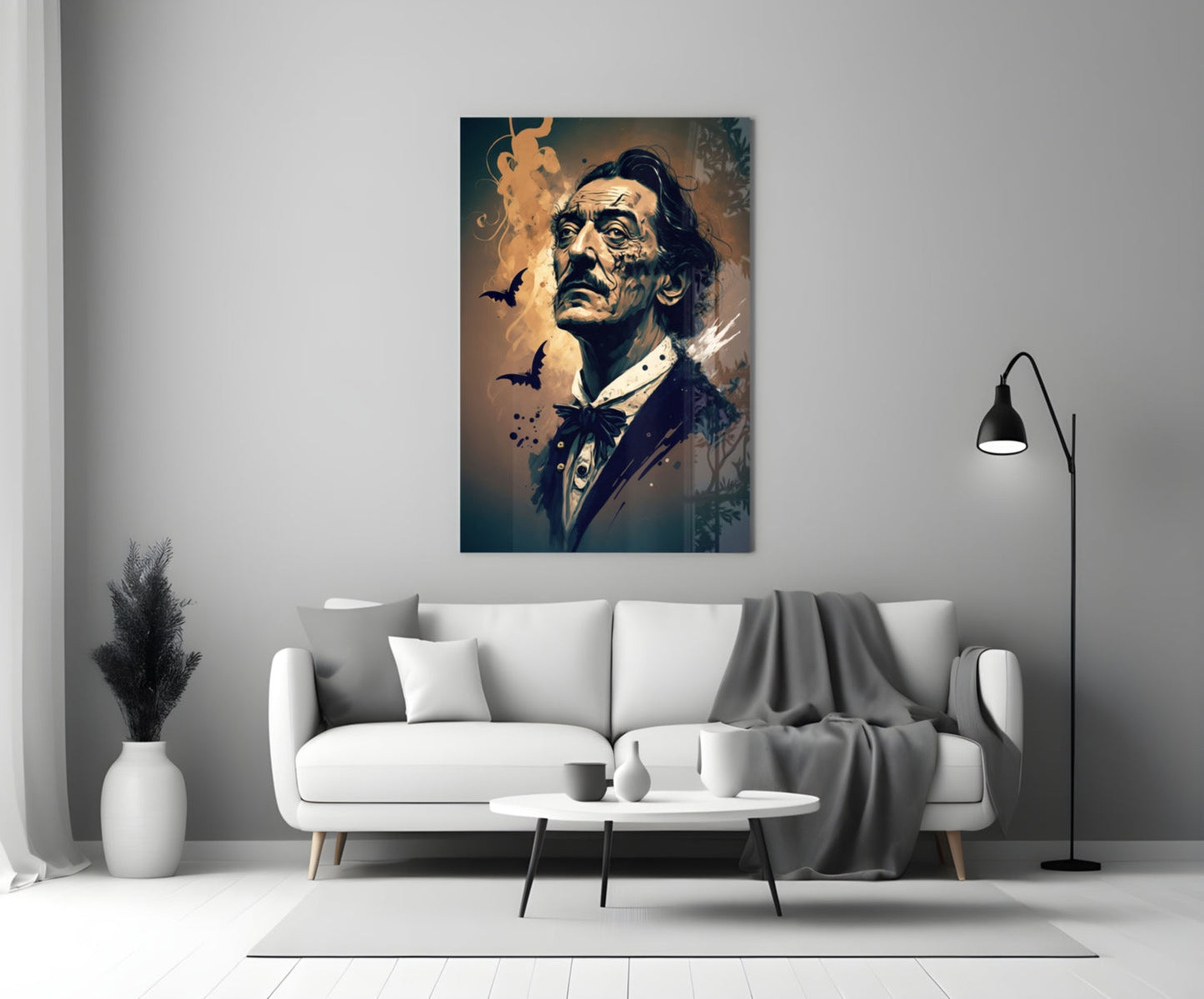 Salvador Dali Glass Wall Art  || Designer Collection