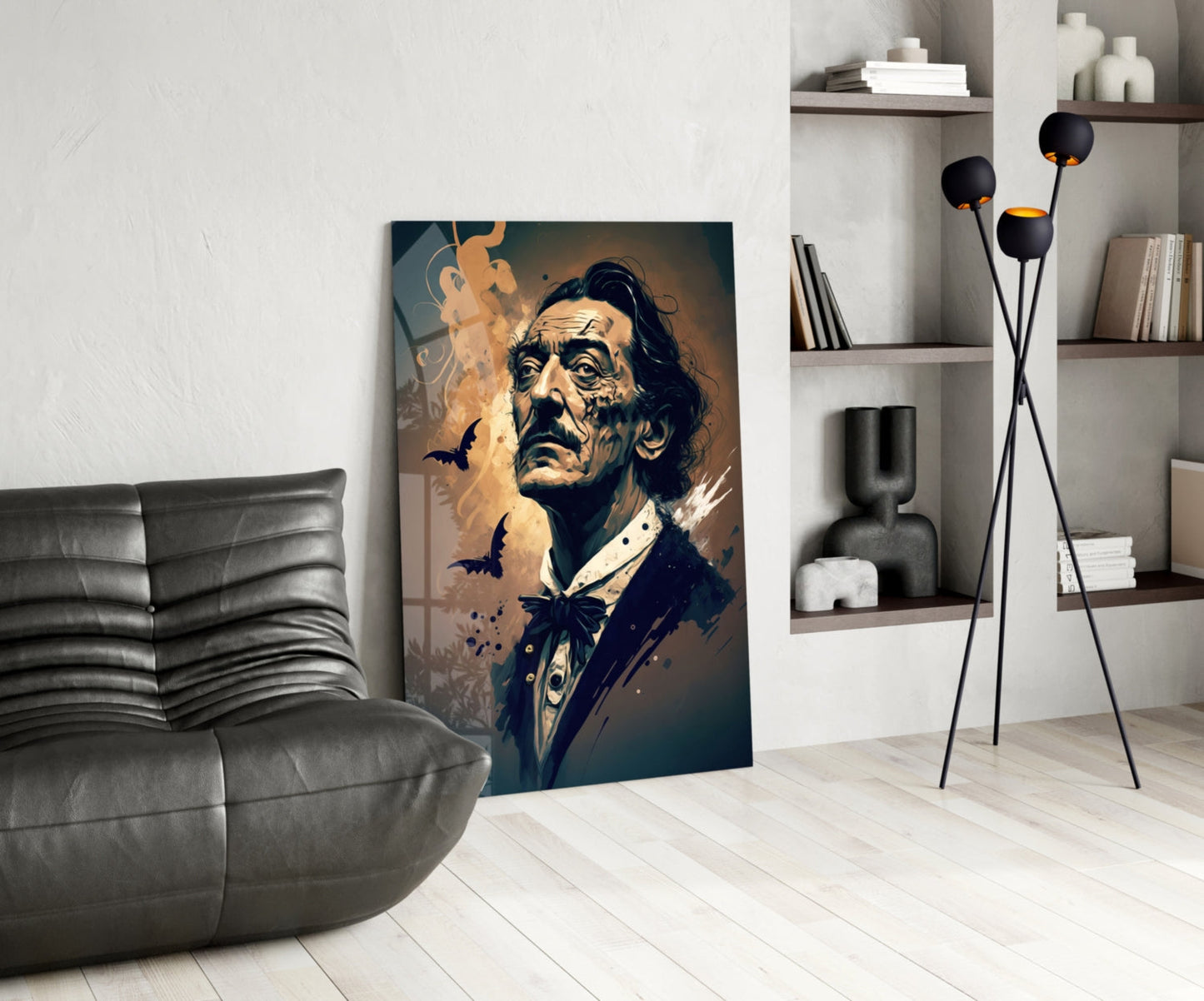 Salvador Dali Glass Wall Art  || Designer Collection