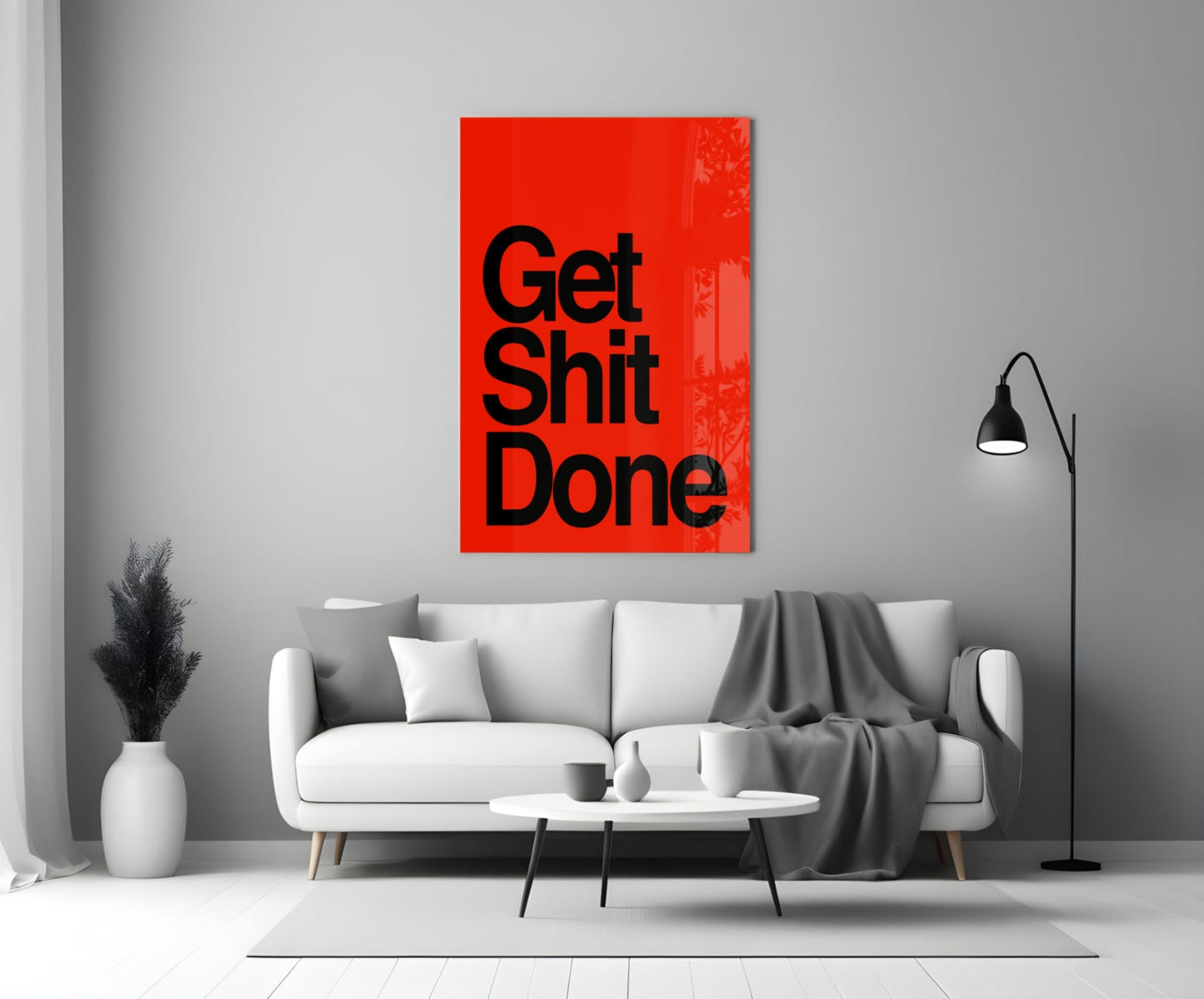 Get Shit Done Glass Wall Art  || Designer Collection-2