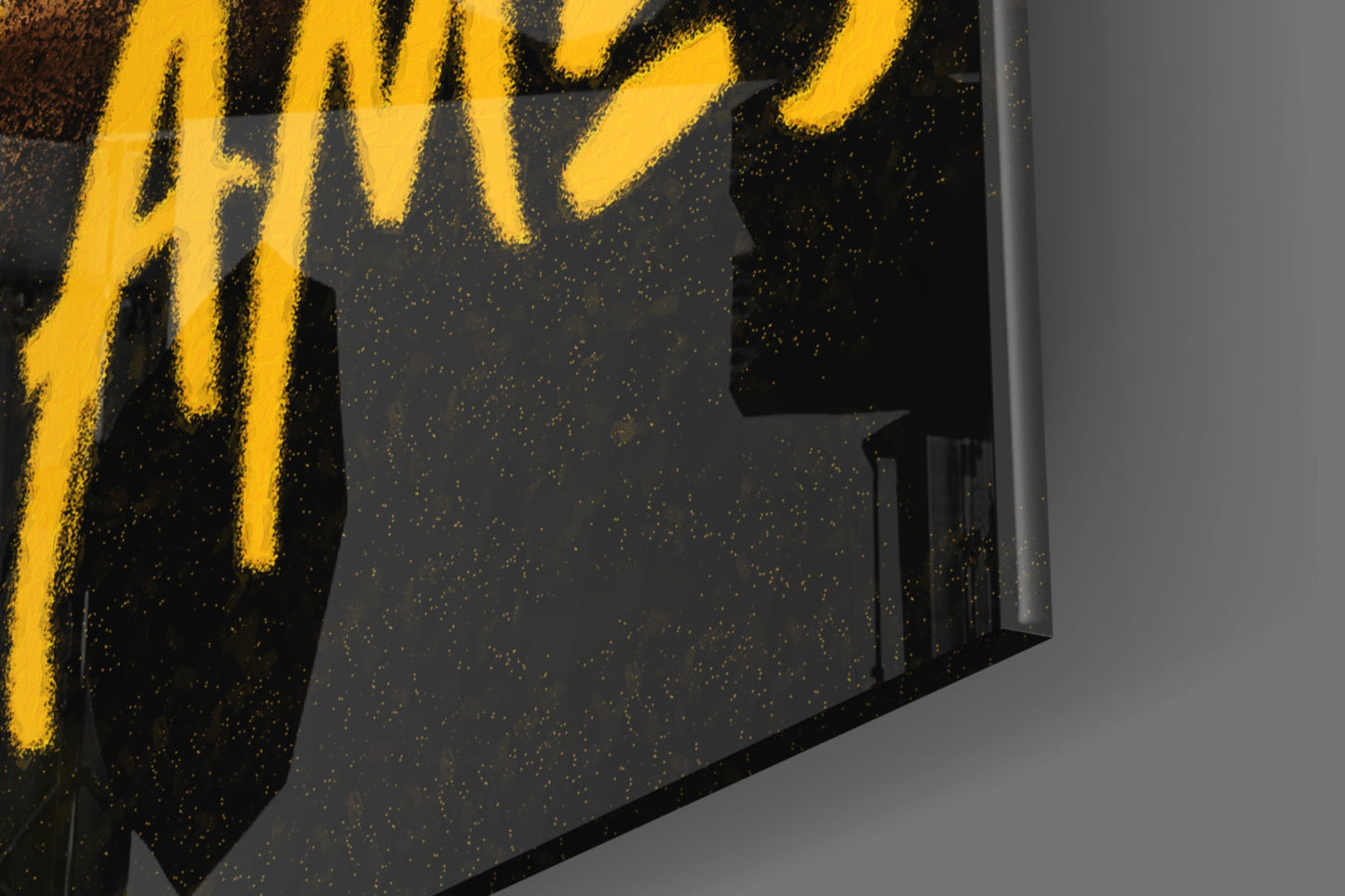 Lebron James, King Glass Wall Art || Designer Collection