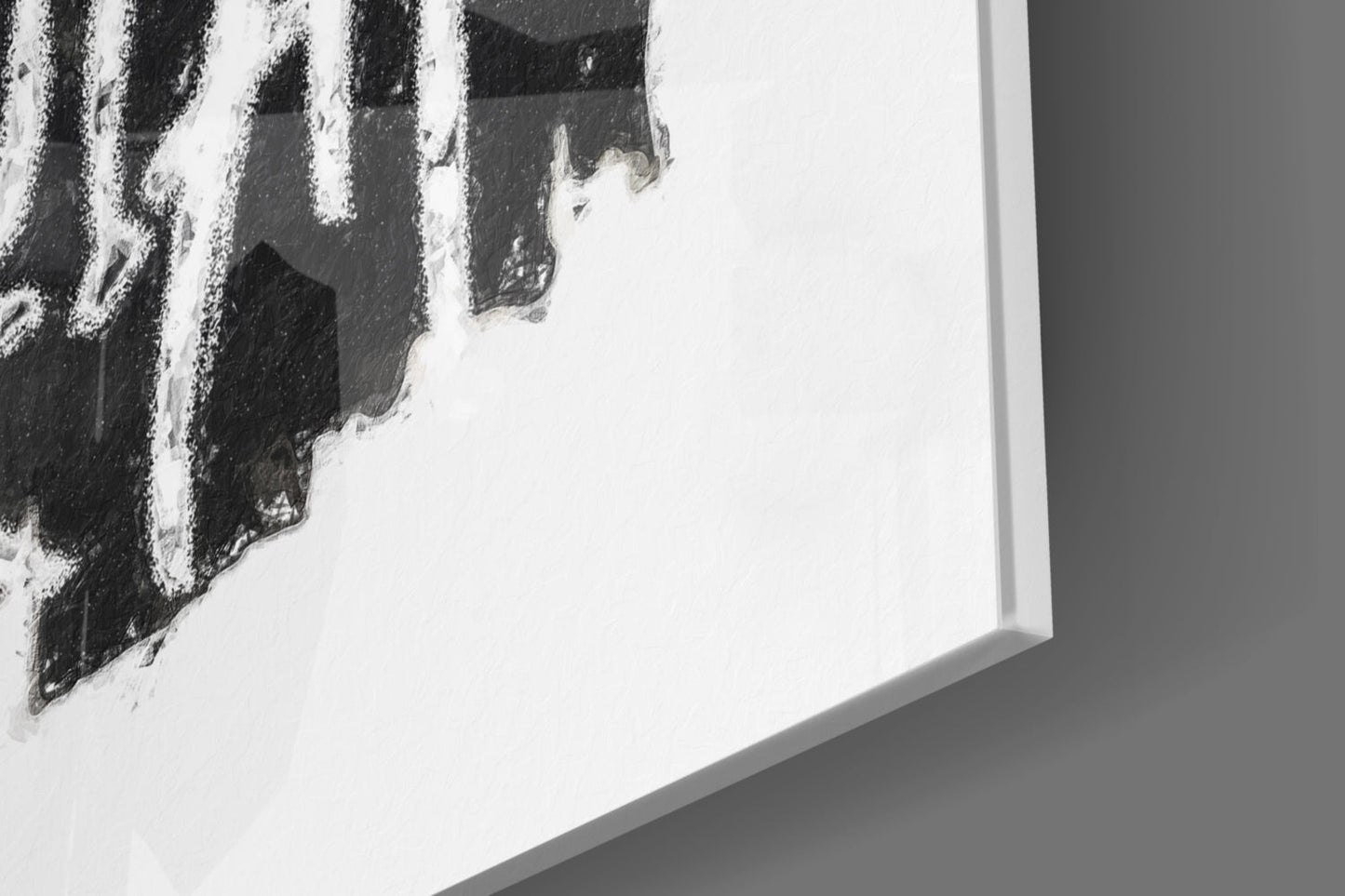 Style of Jean-Michel Basquiat Glass Wall Art || Designer Collection