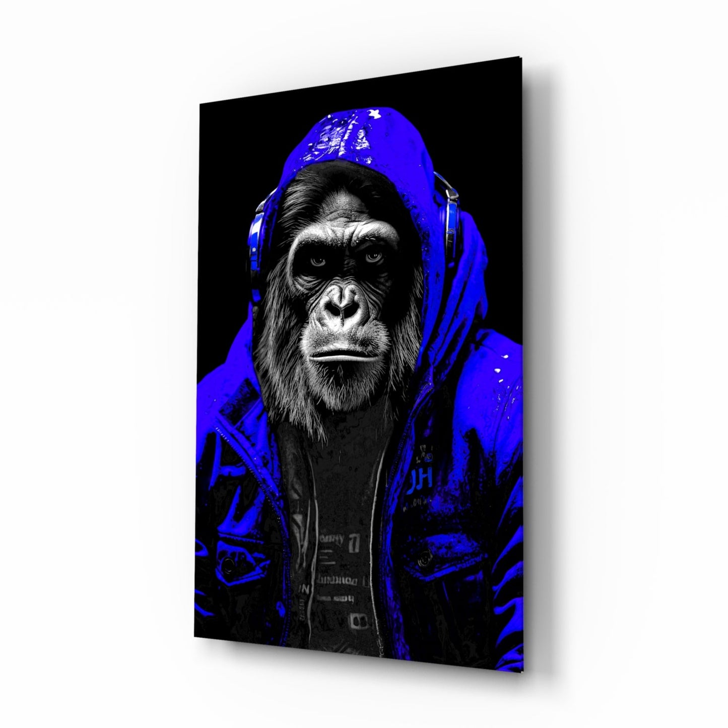 The Ape Glass Wall Art || Designer Collection