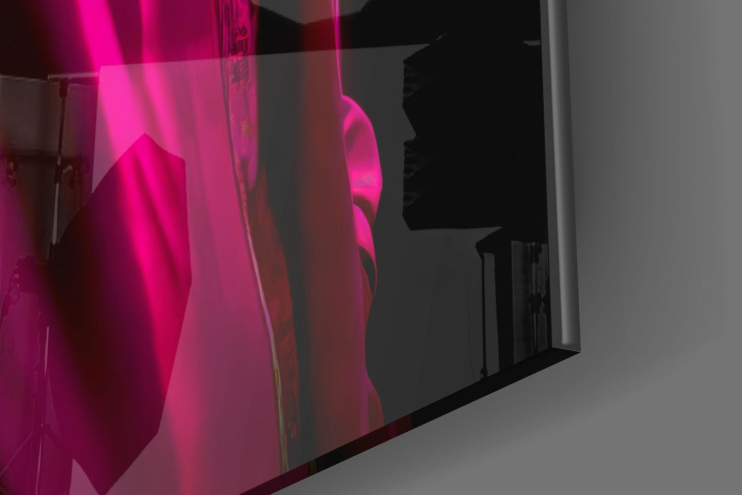 Rhino in Style Glass Wall Art || Designer Collection